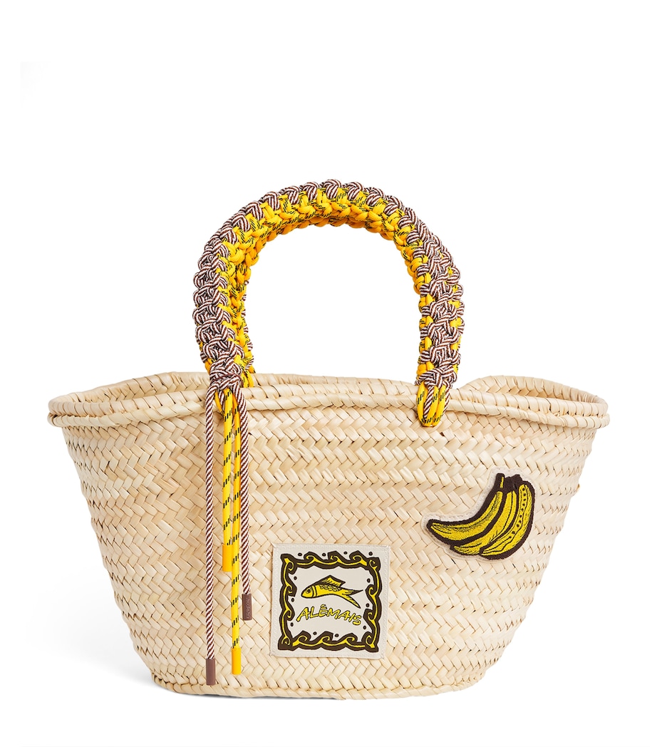 ALEMAIS Medium Woven Mona Basket Bag Image 1