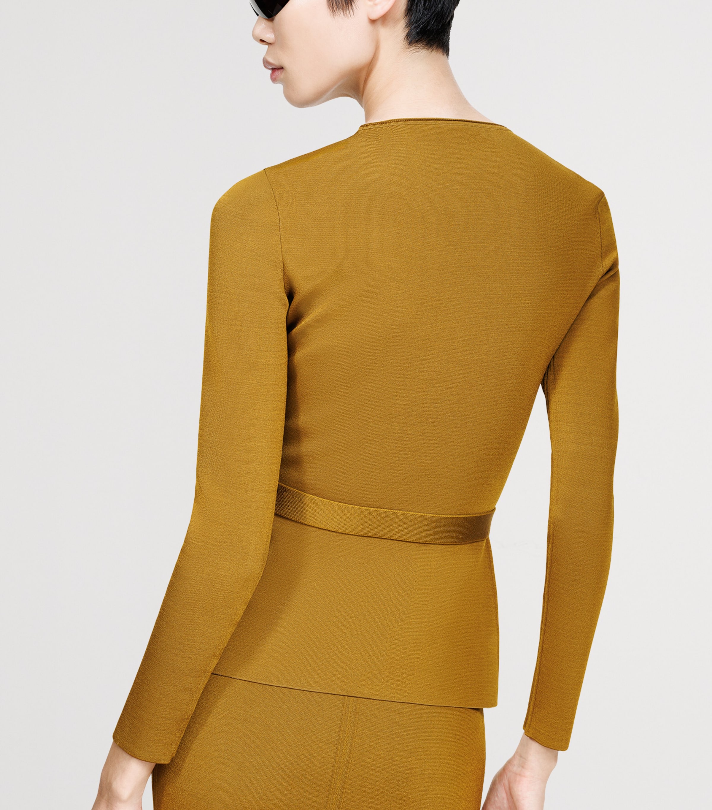 TOM FORD Womens Belted Sweater Gfb Image 4