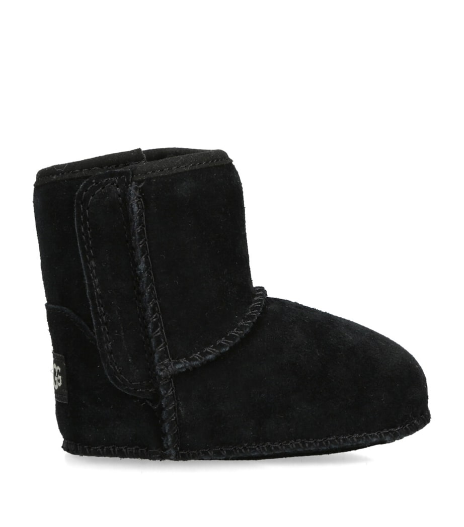 Suede Classic Baby Booties BLACK Image 1