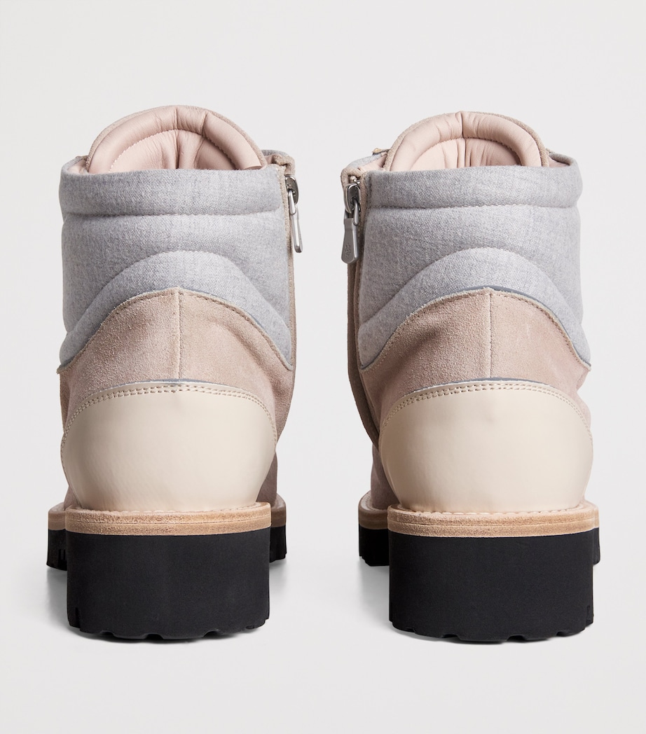 Suede Lace-Up Boots SABBIA E SABBIA Image 3