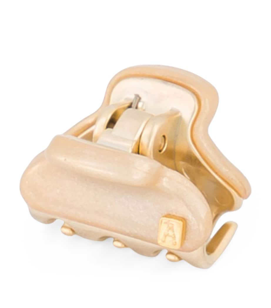 Alexandre de Paris Gold-Plated Mini Claw Hair Clip Pail Dore/or Image 2