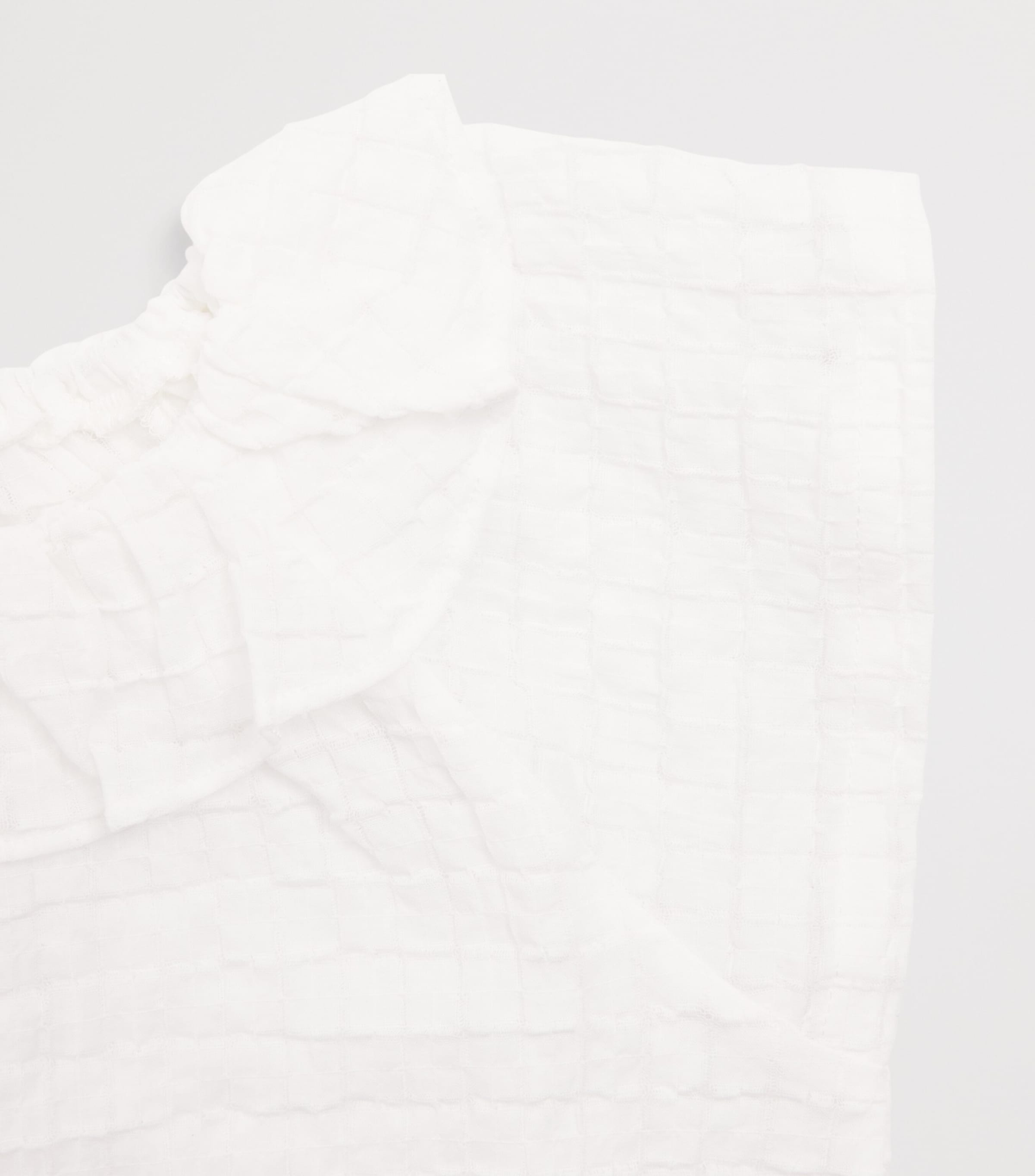 Il Gufo Cotton-Blend Muslin Top (12-36 Months) Milk Image 3