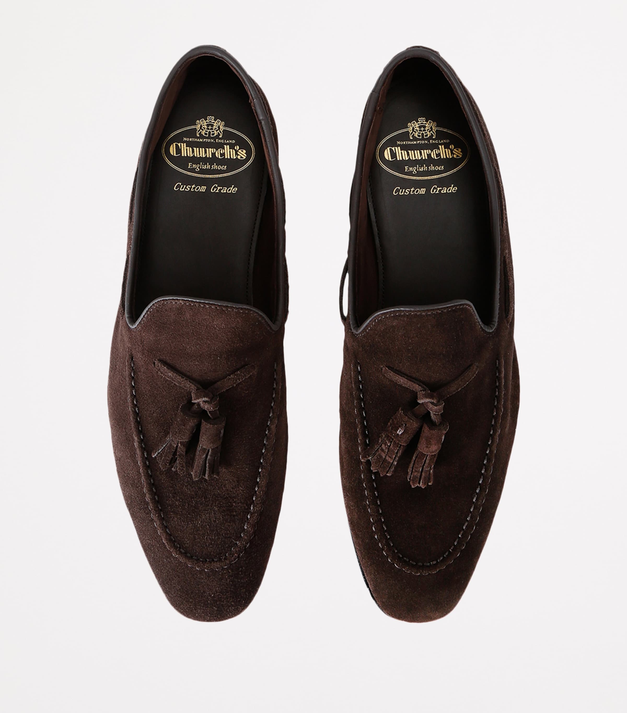 Church's Brown Suede Maidstone Tassle Loafers | Harrods US