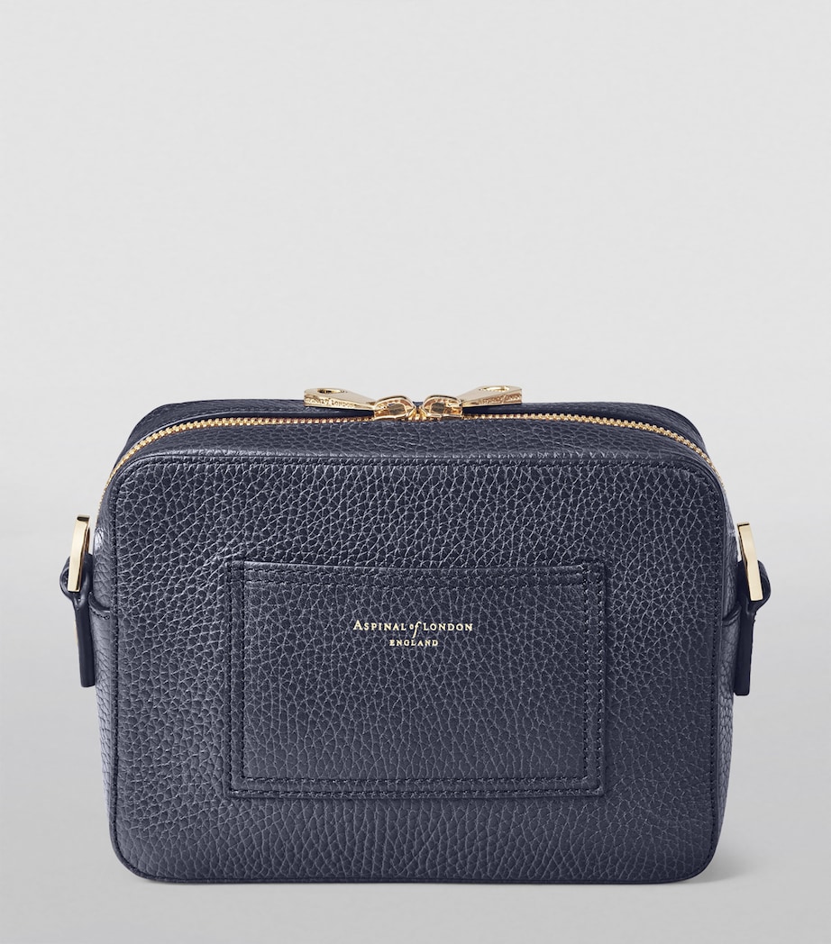 Leather Camera Bag NAVY Image 2