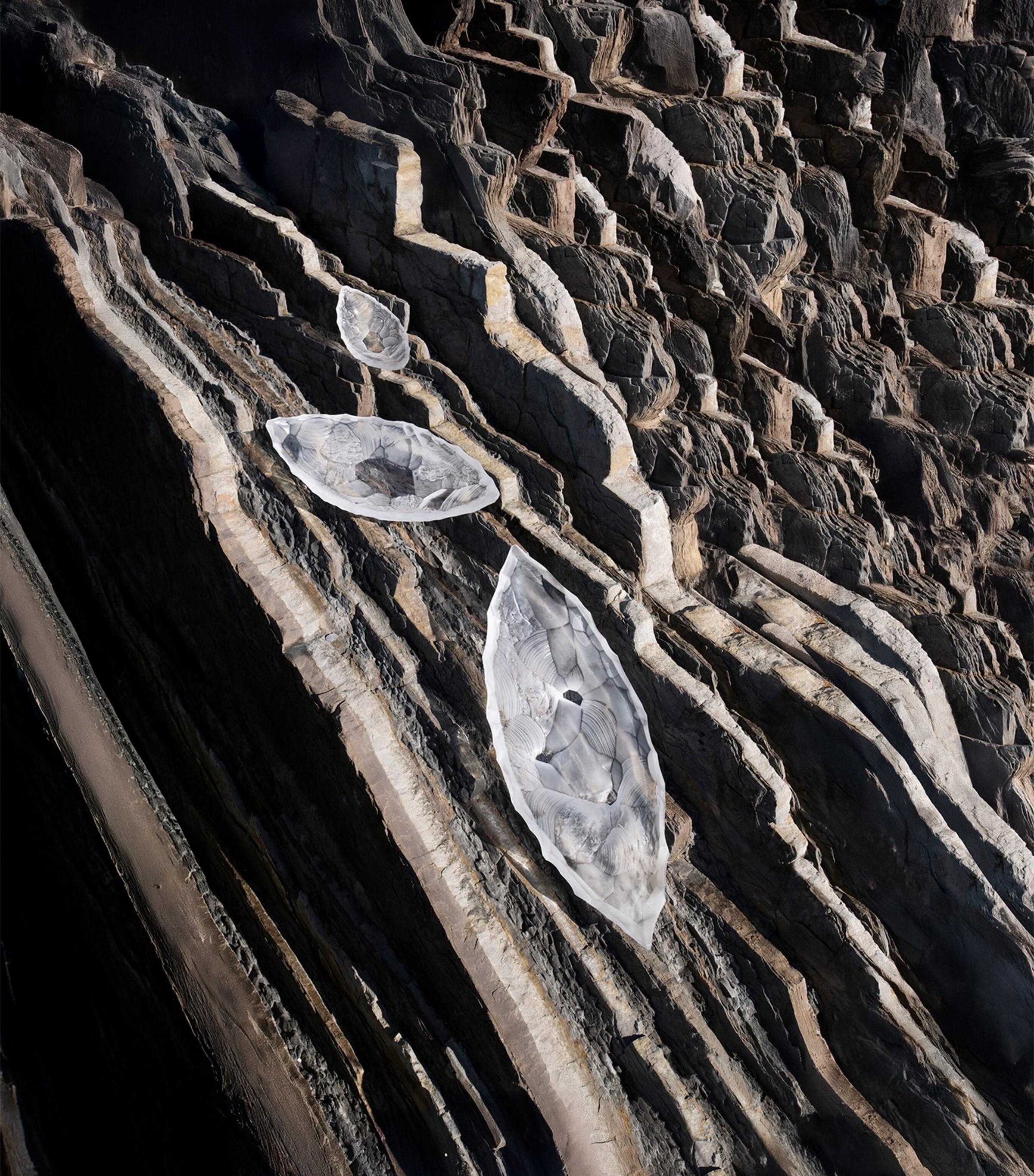 Medium Crystal Silex Bowl (46cm) INCOLORE Image 4
