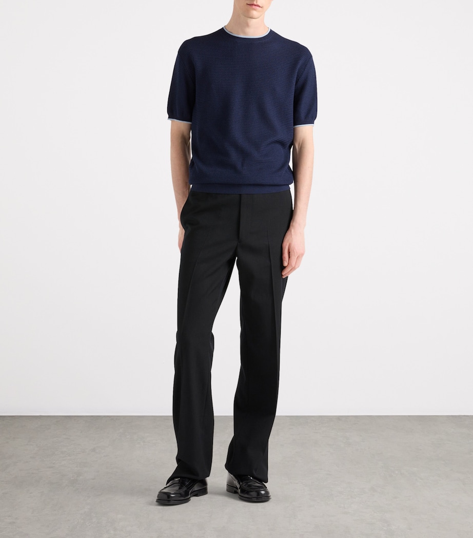 Silk-Blend T-Shirt F0008 Image 2