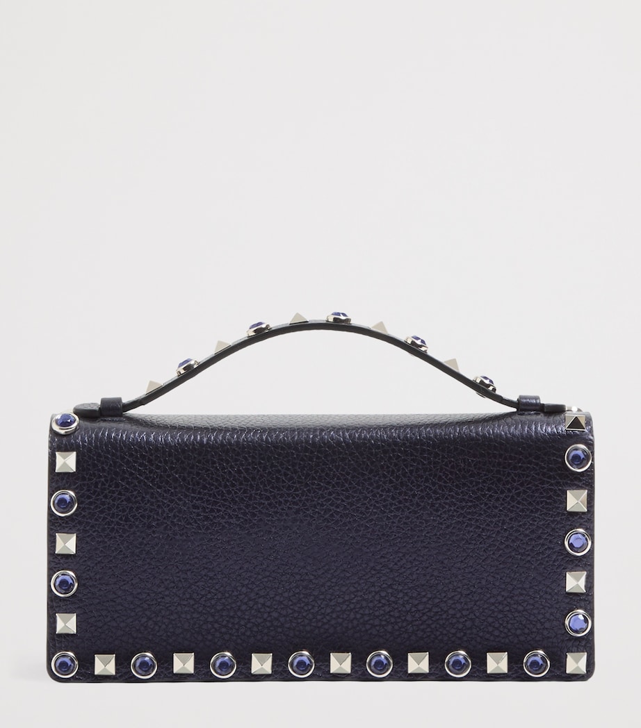 Valentino Garavani Leather Rockstud Chain Wallet Image 4