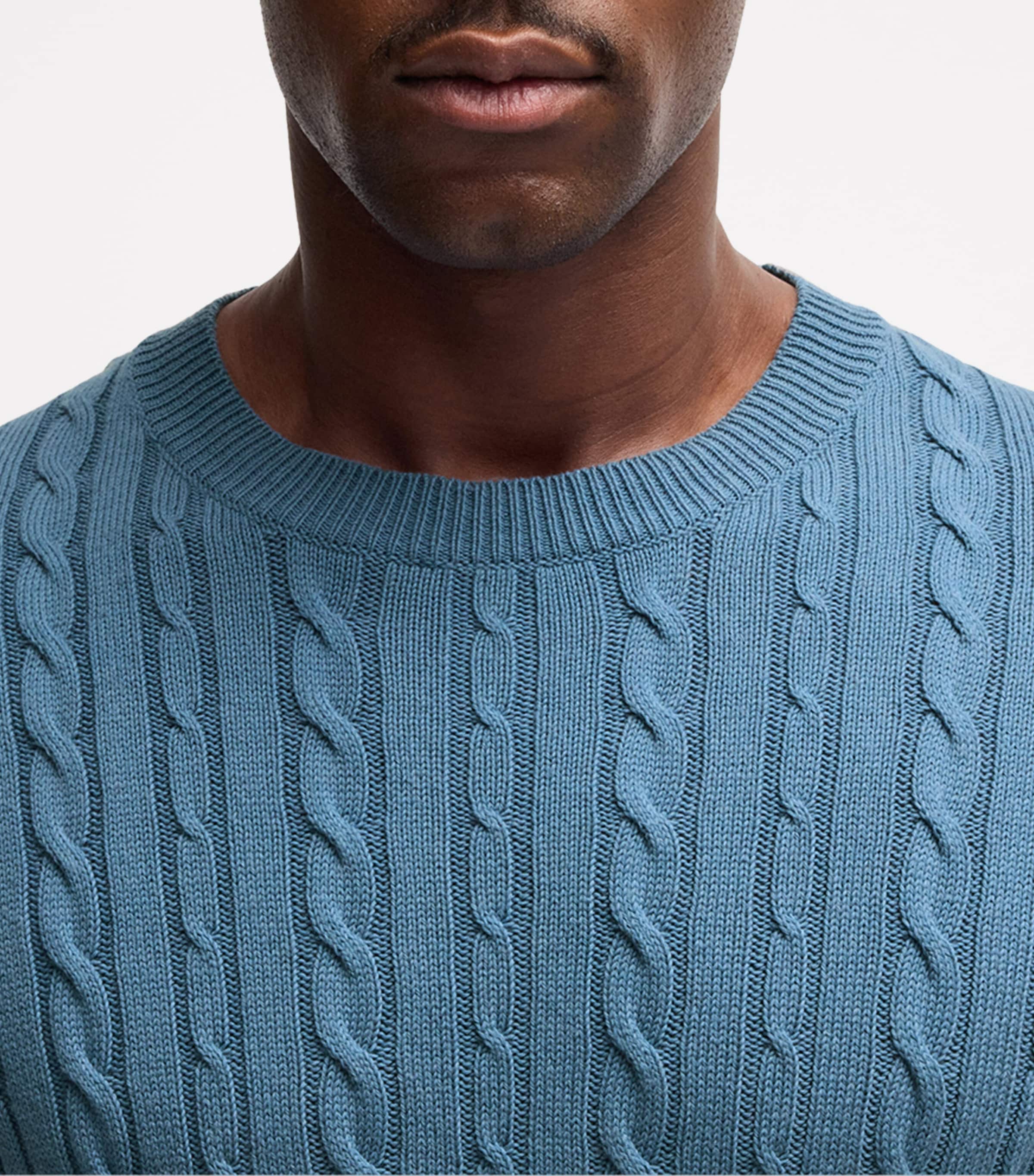 Cotton-Cashmere Cable-Knit Sweater 426 Image 4