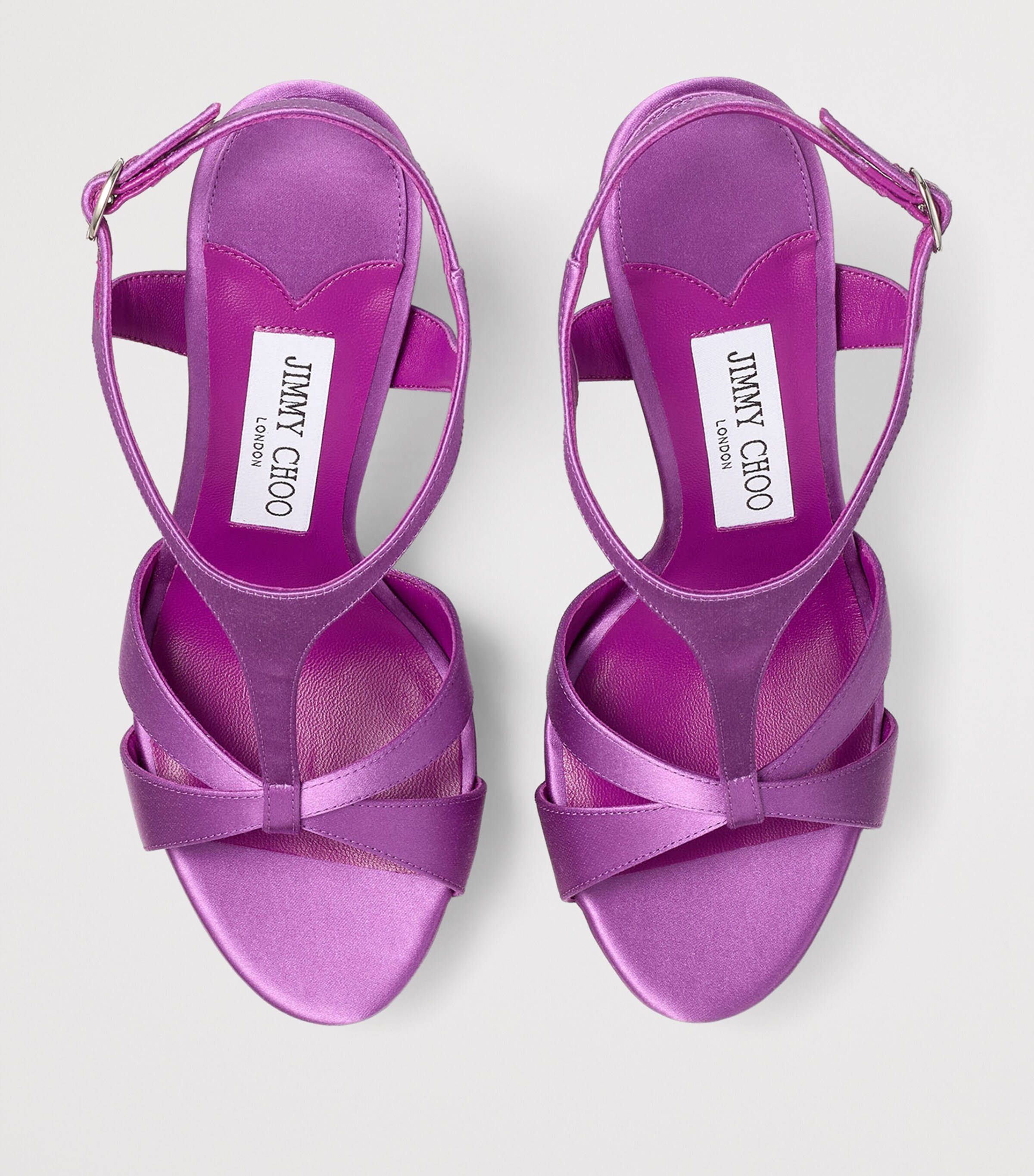 Kesia 120 Satin Sandals VIOLET ORCHID Image 4