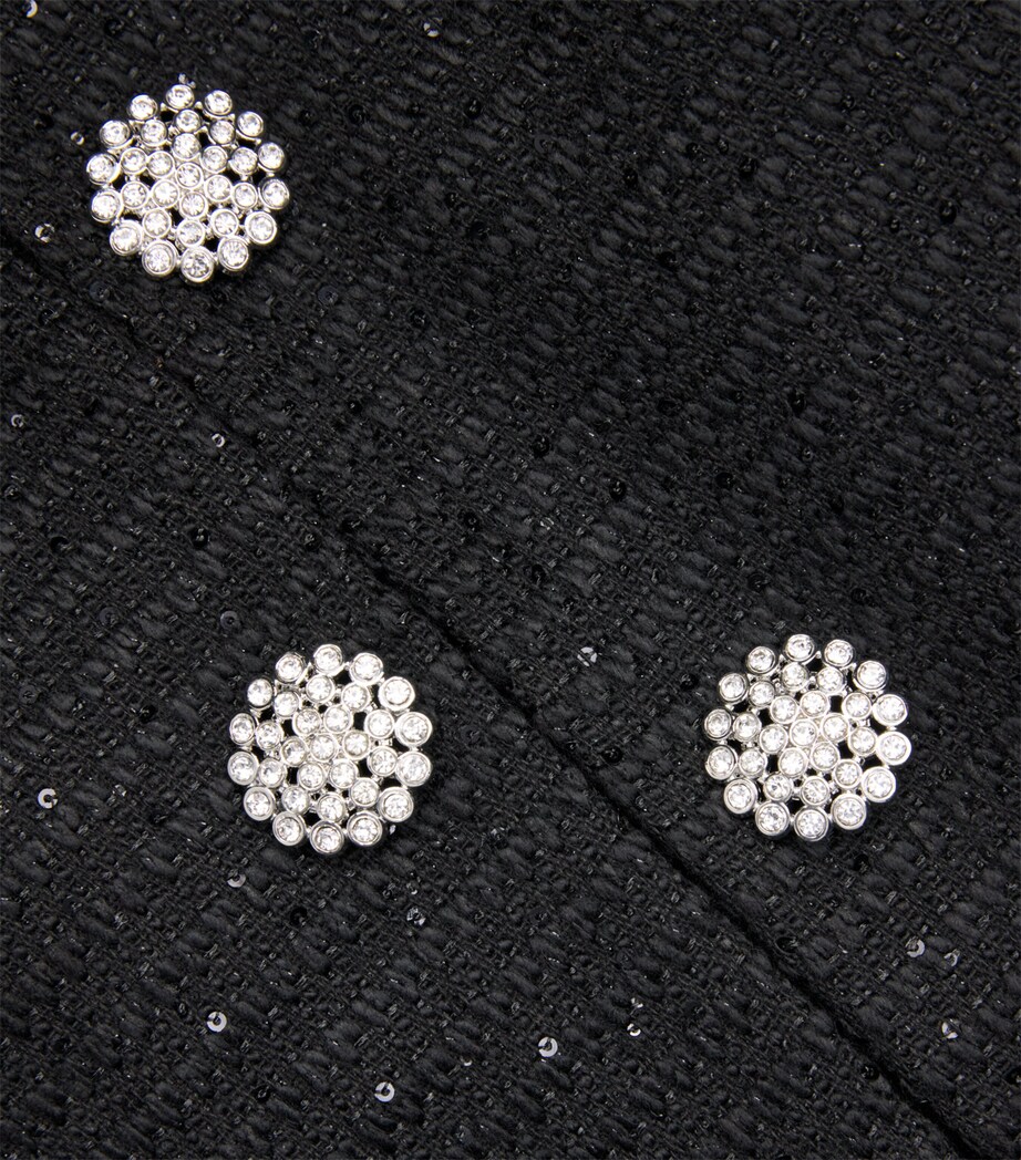 Tweed Moon Jacket BLAC BLACK Image 5