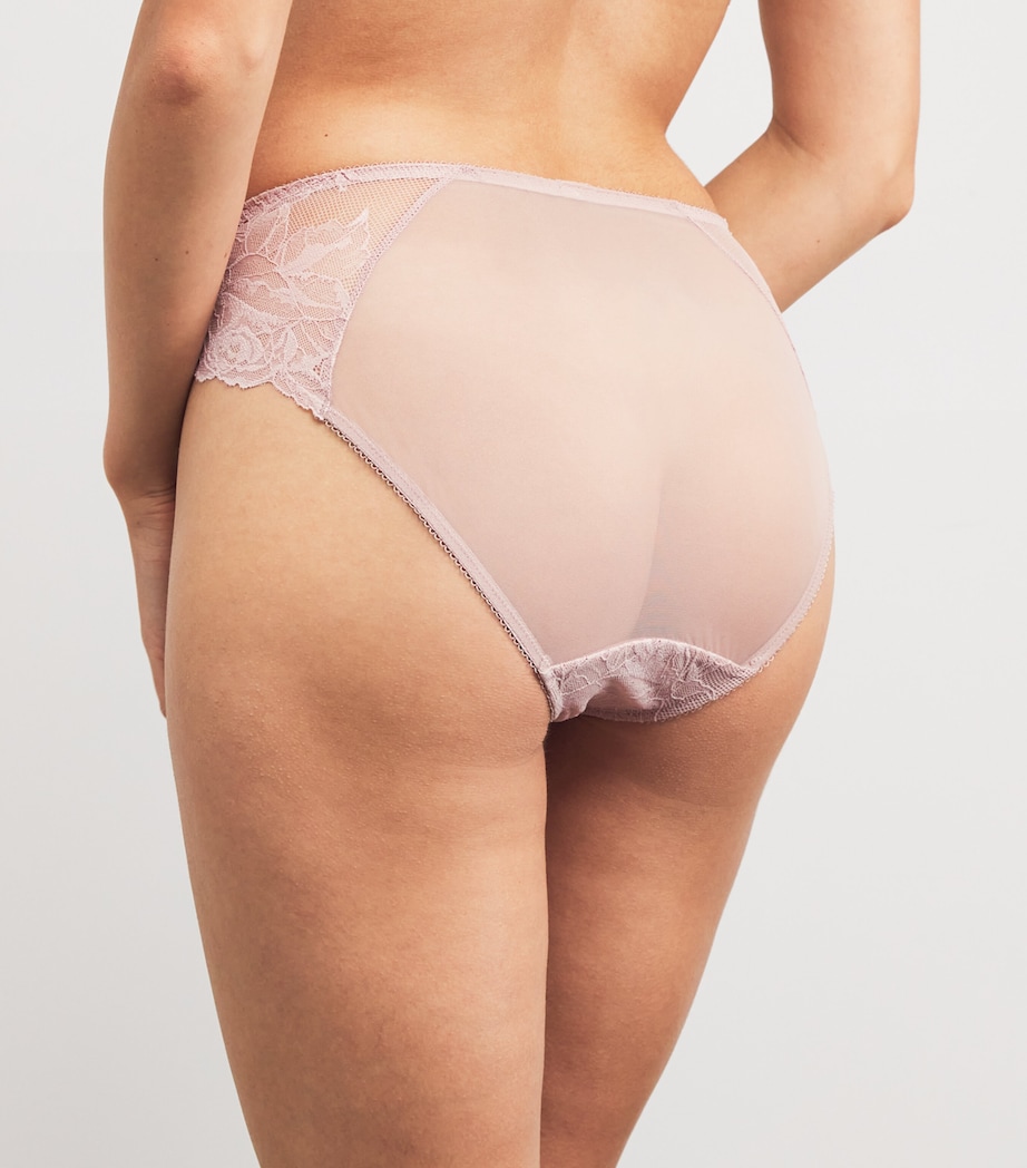 Lace Vivid Attraction Briefs 666 WOODROSE Image 3