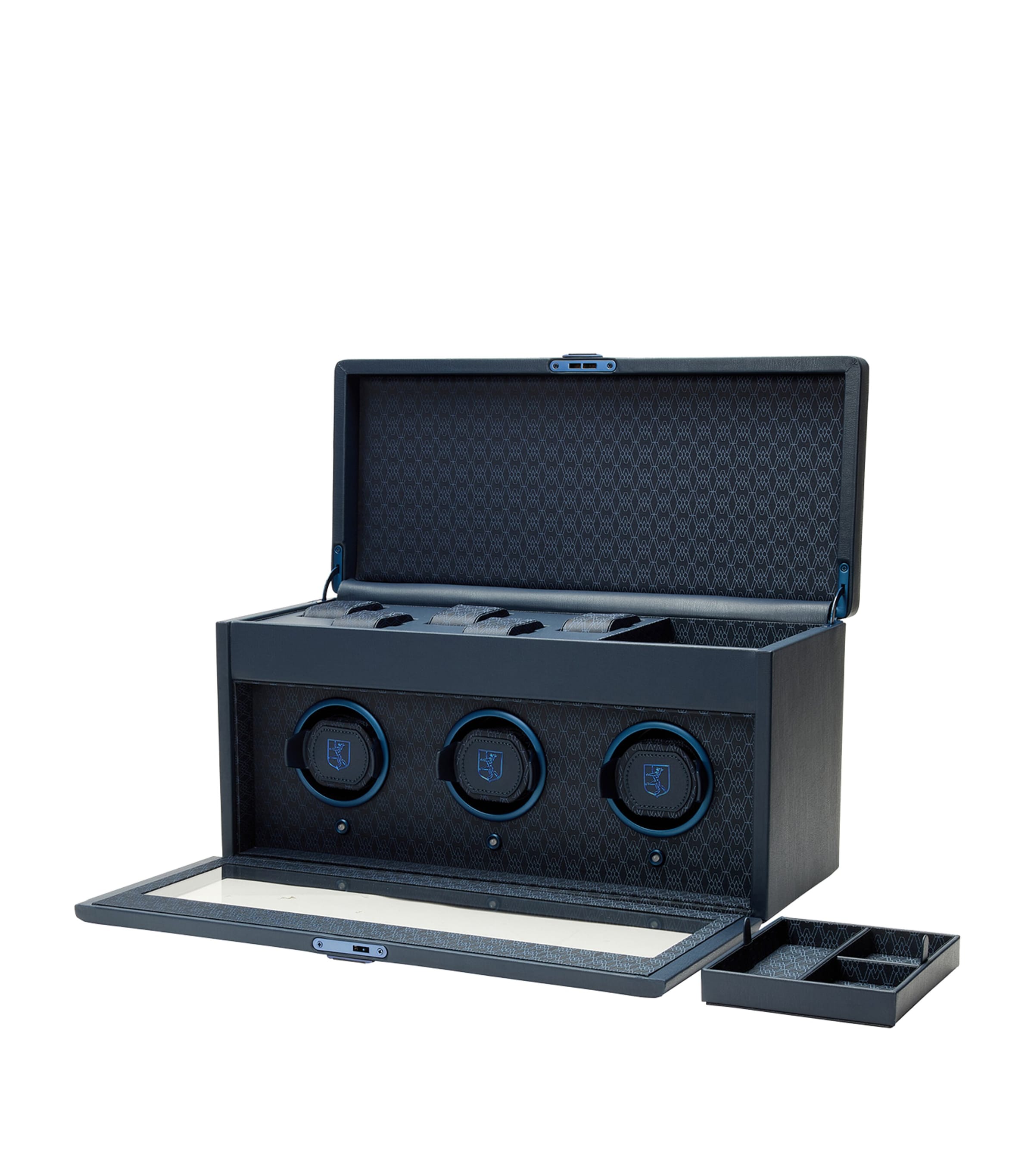 Earth Triple Watch Winder MIDNIGHT BLUE Image 4