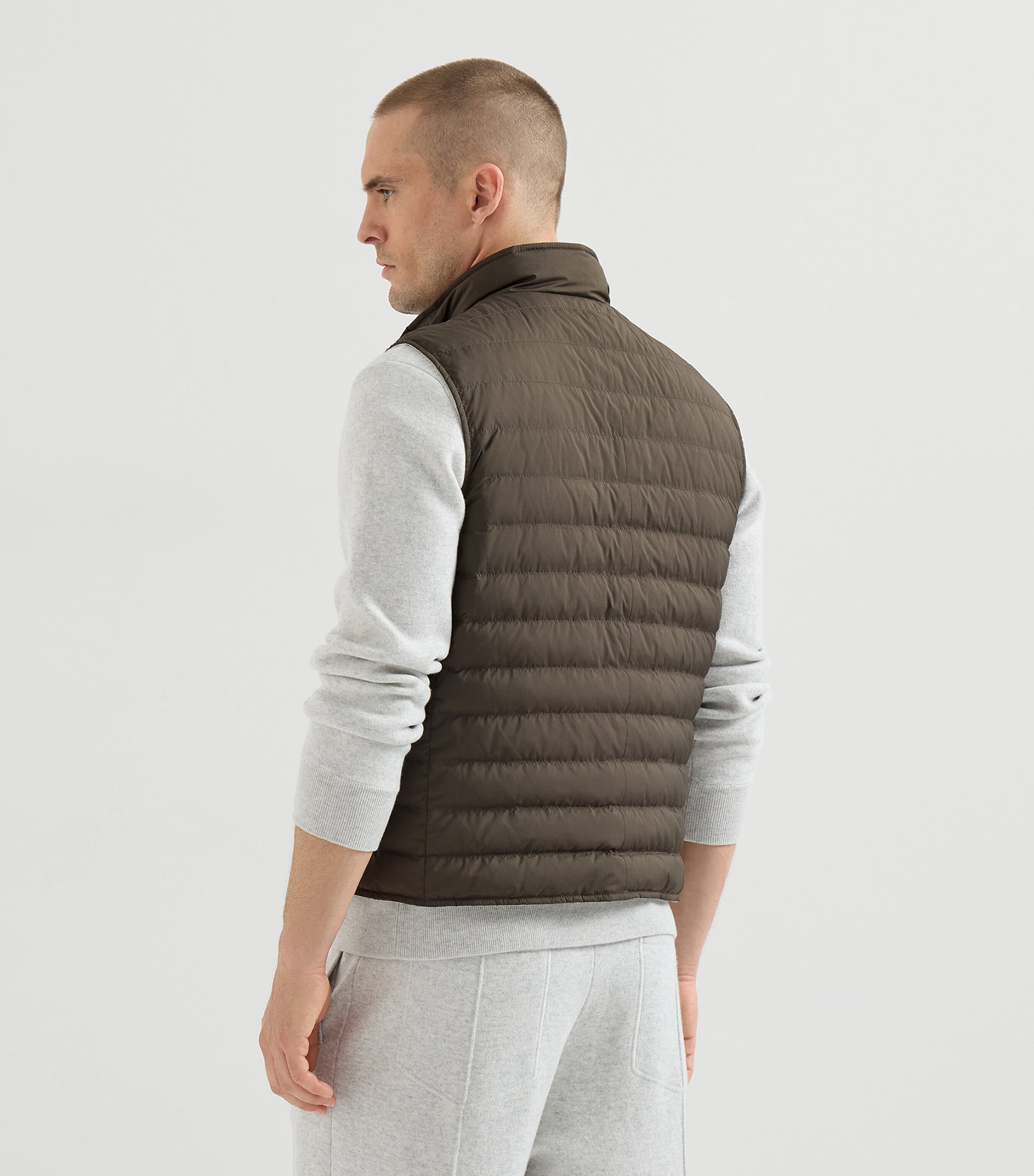 Brunello Cucinelli Mens Down Gilet Image 3