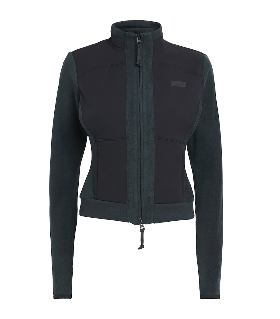 Fleece Fitted Jacket DARK TEAL Image 1