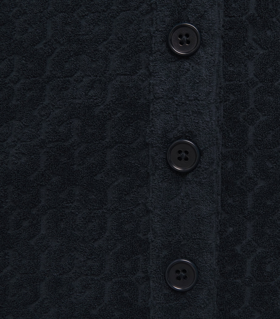 ME+EM Womens Jacquard Swing Mini Dress Navy Image 6
