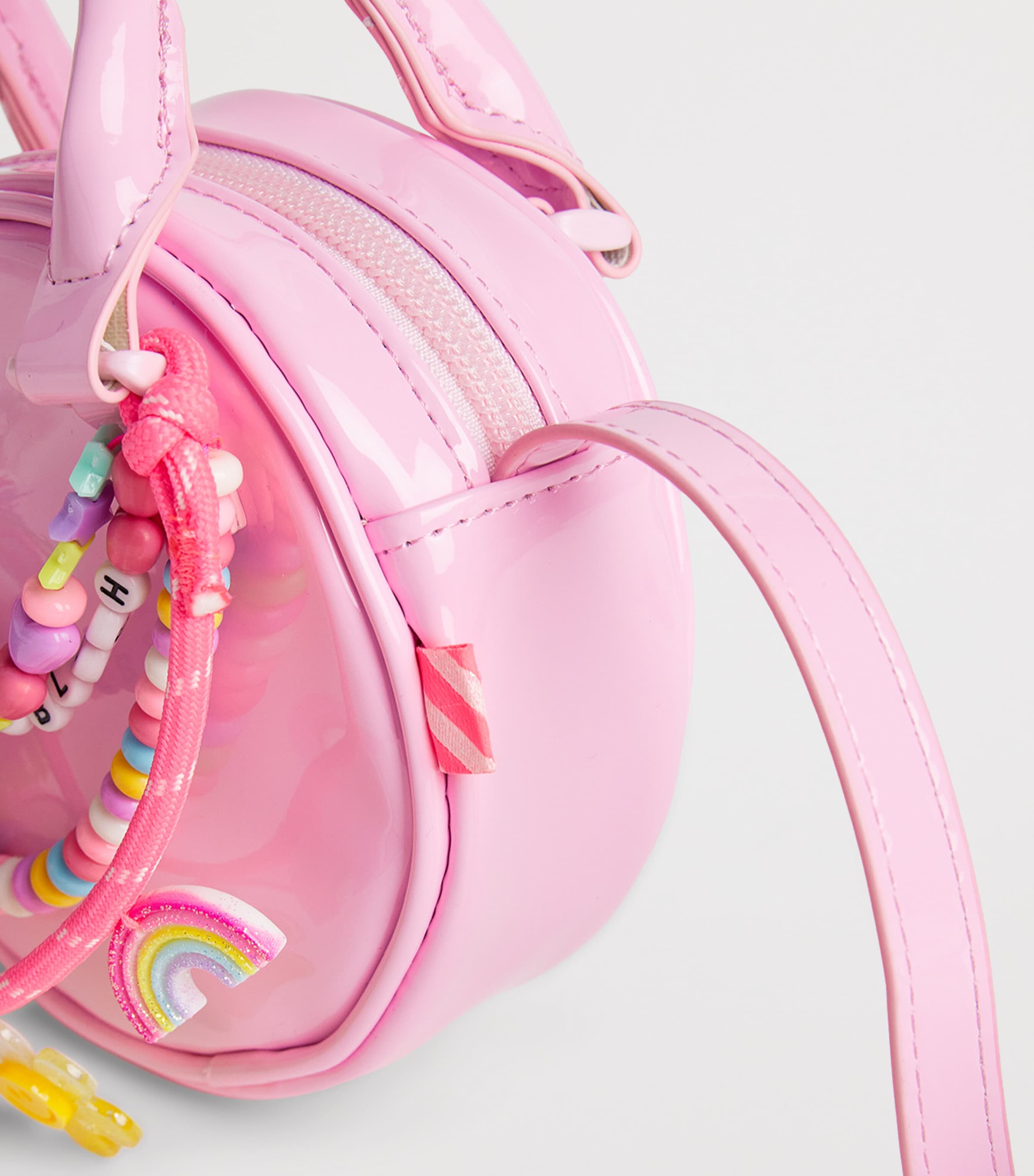 Faux Leather Pom-Pom Cross-Body Bag 46NNOSEGAY Image 4