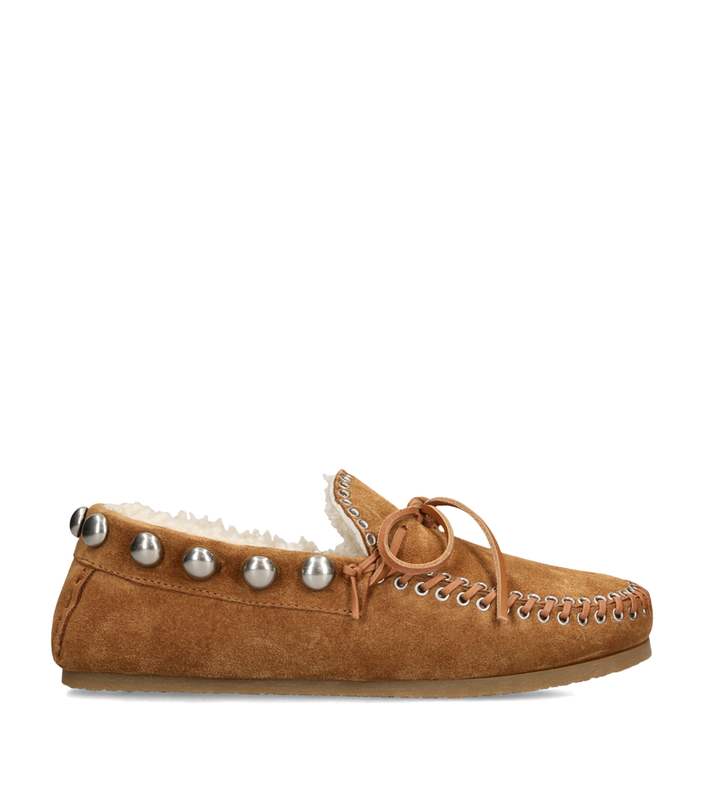 ISABEL MARANT SUEDE FITZA-GC MOCCASINS 