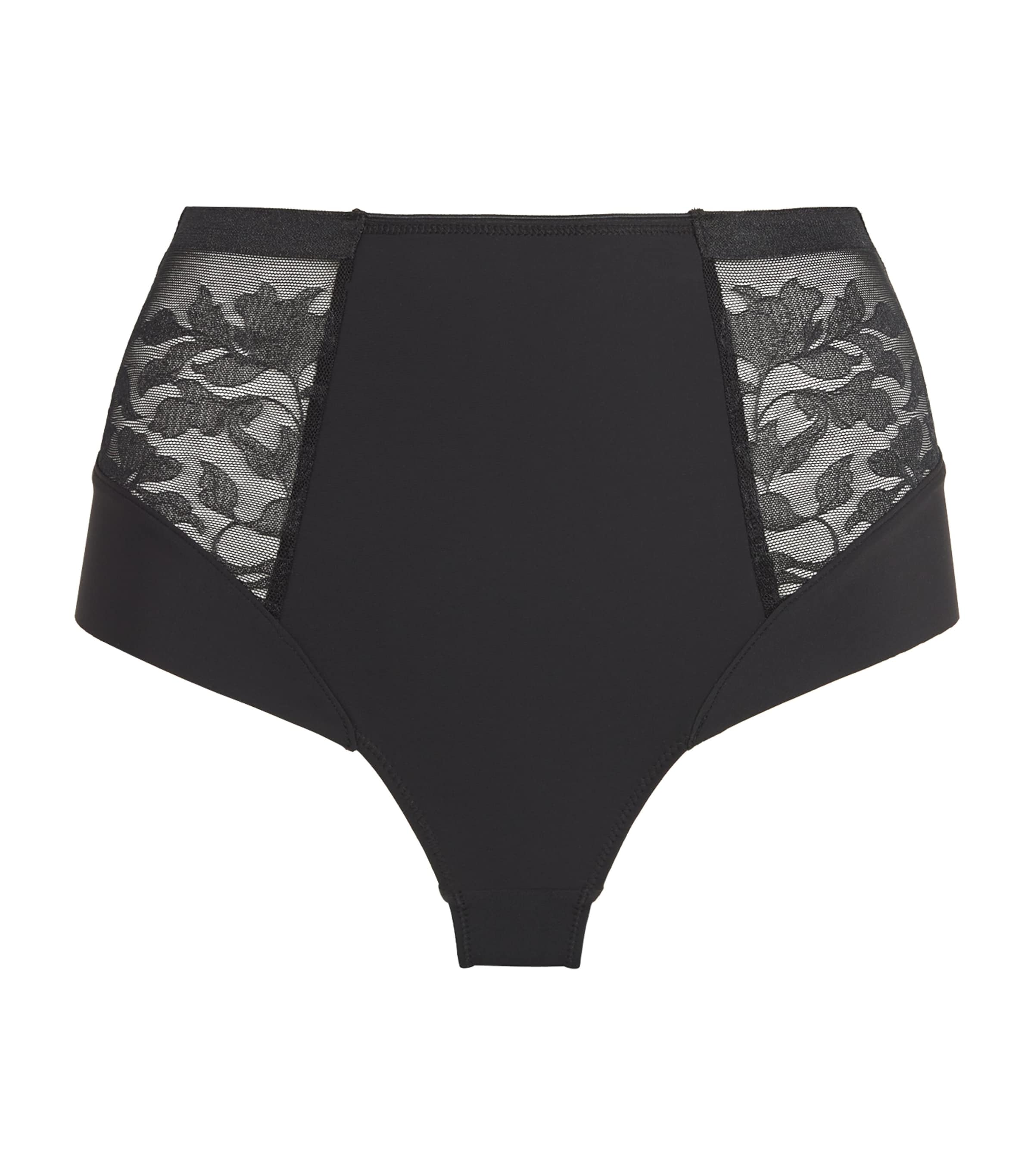 Fantasie High-waist Illusion Briefs In Black