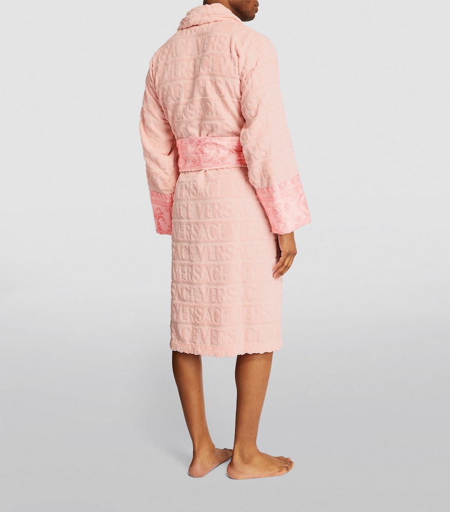 Versace Baroque Bath Robe Pnk/pnk Image 2