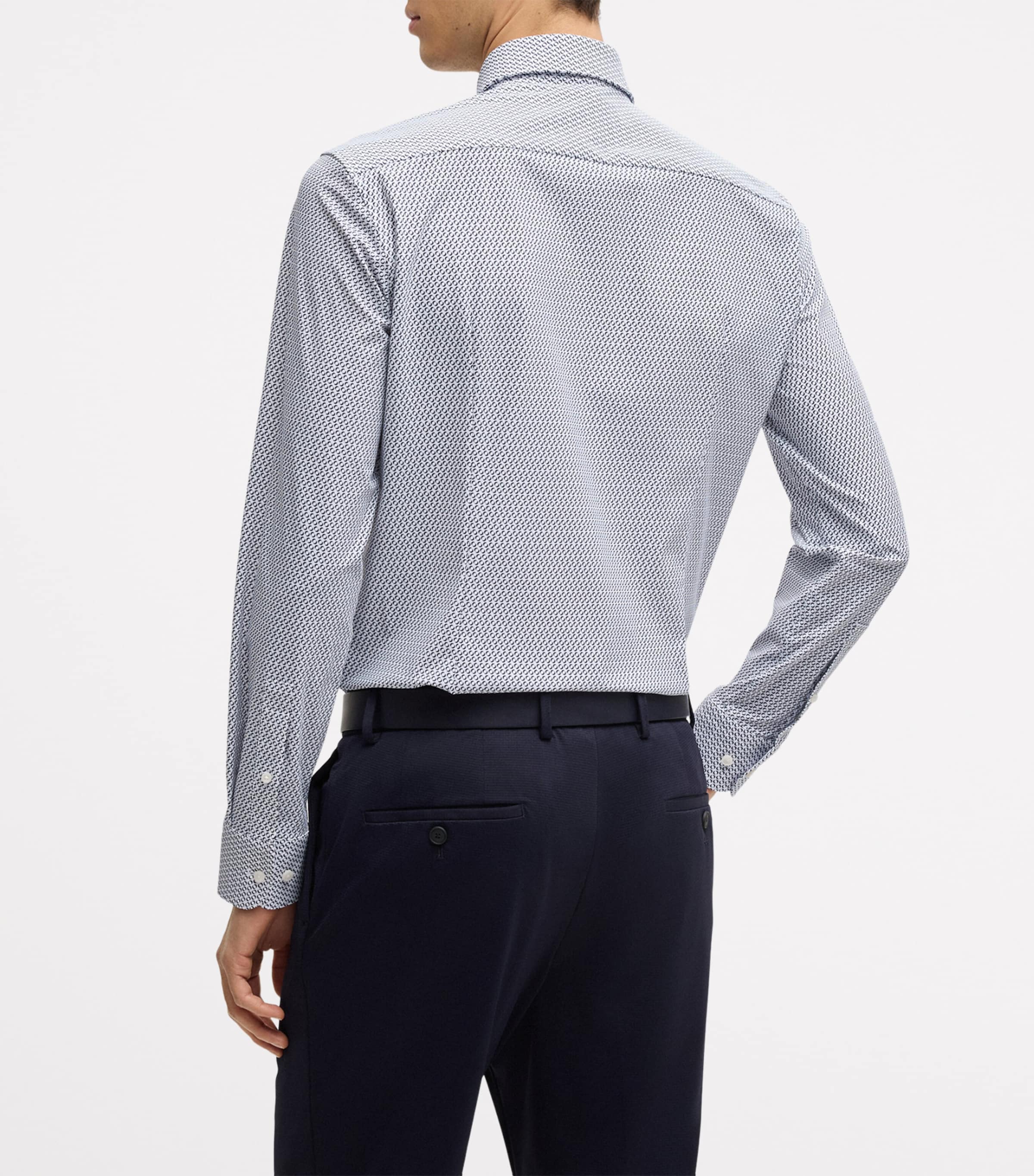 Performance-Stretch Jersey Printed Shirt 405 Image 3