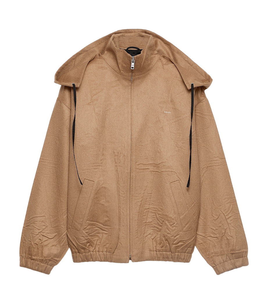 Camel Hair Blouson Jacket F0040 Image 1