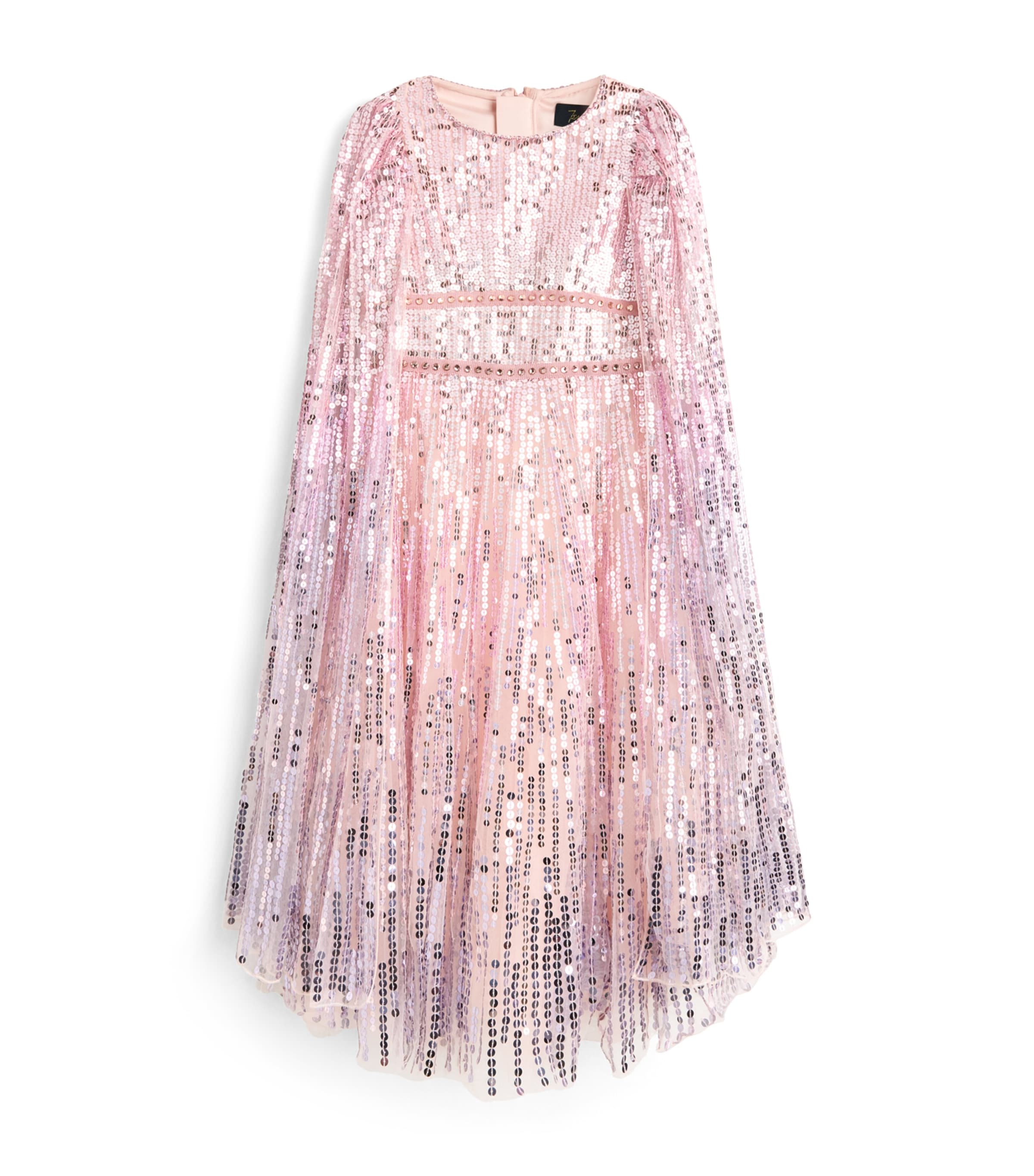 Jenny Packham Kids Sequin Long-Sleeve Dress (6-10 Years) Sugar Image 1