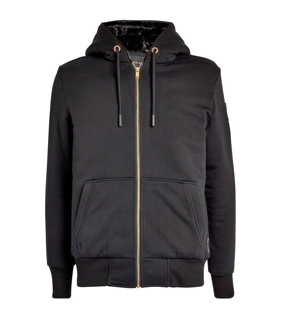 Linden Bunny Zip-Up Hoodie 804 BLK W/BLK FAUX Image 1