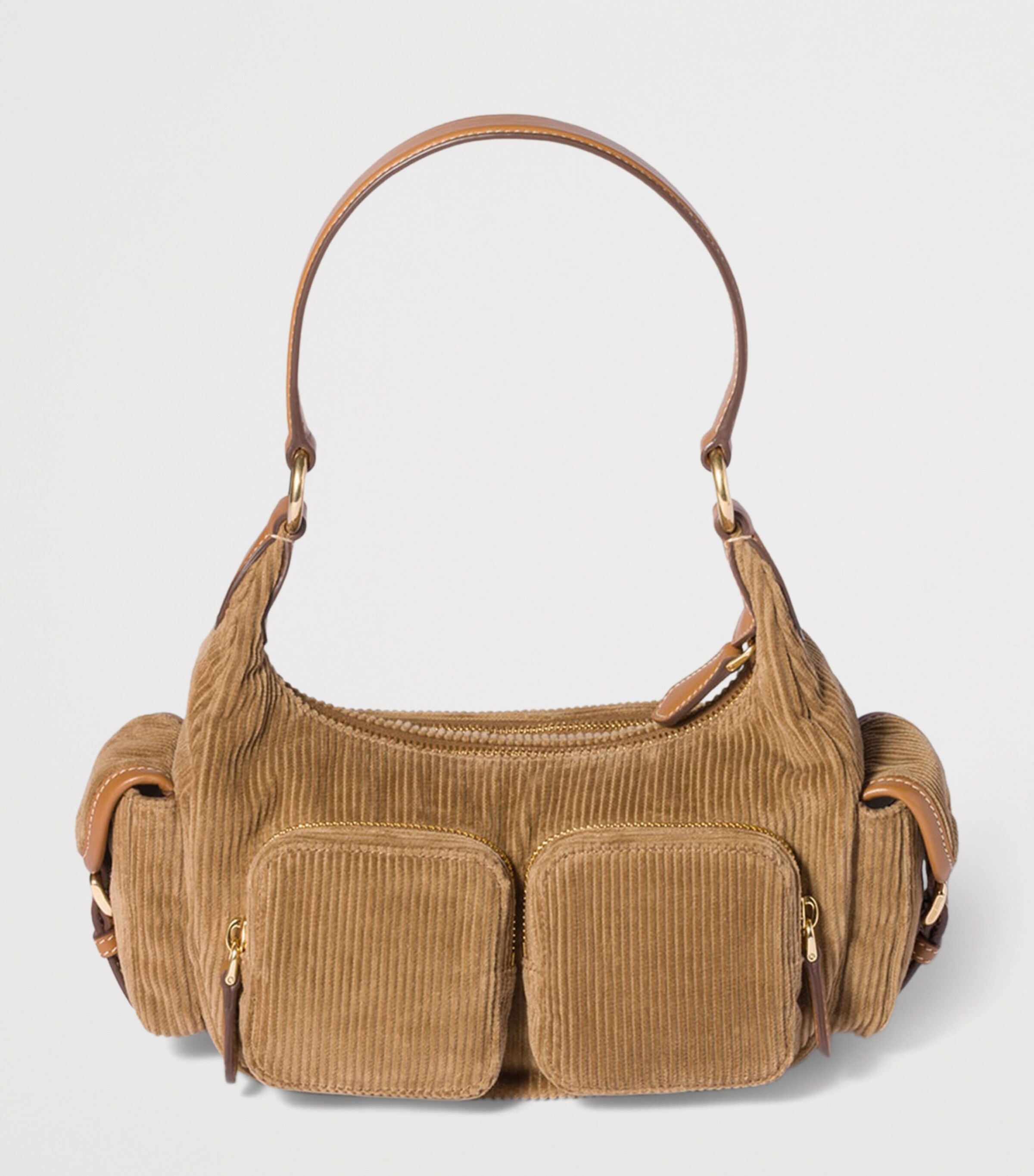 Miu Miu Corduroy Pocket Shoulder Bag Image 4