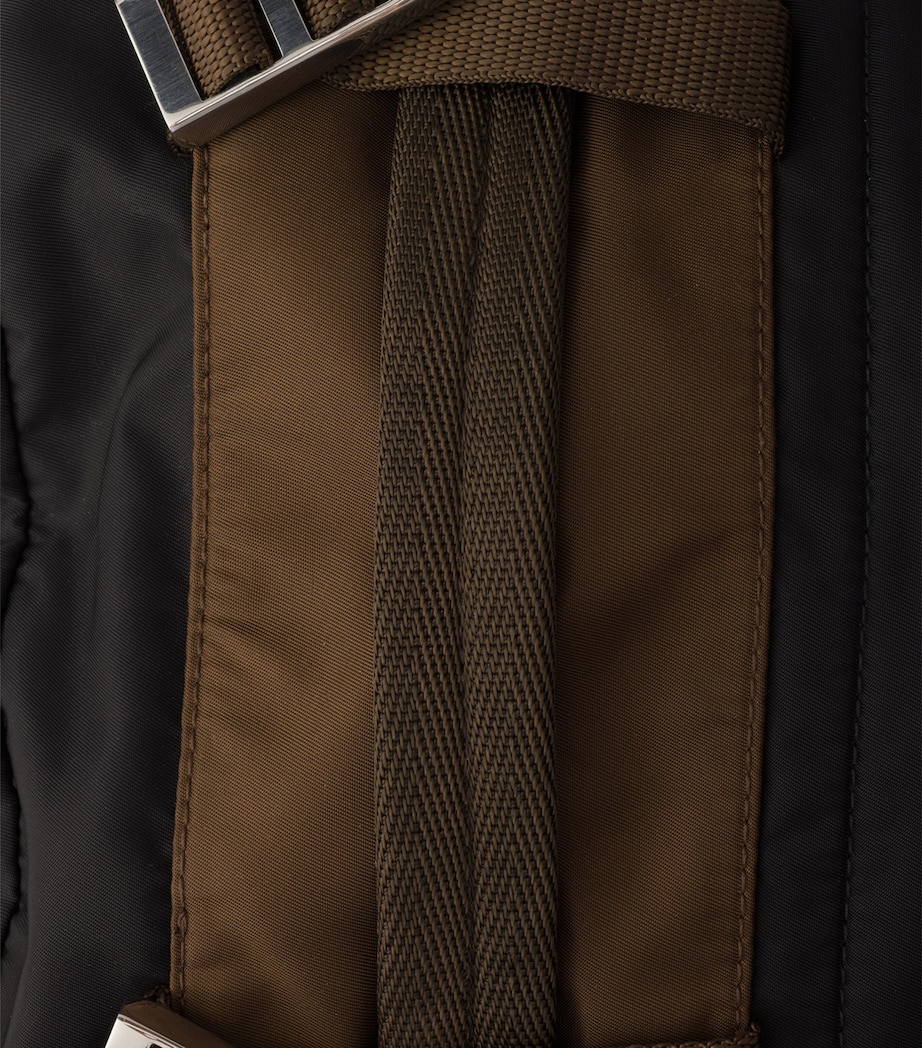 Prada Re-Nylon and Saffiano Leather Backpack Image 5