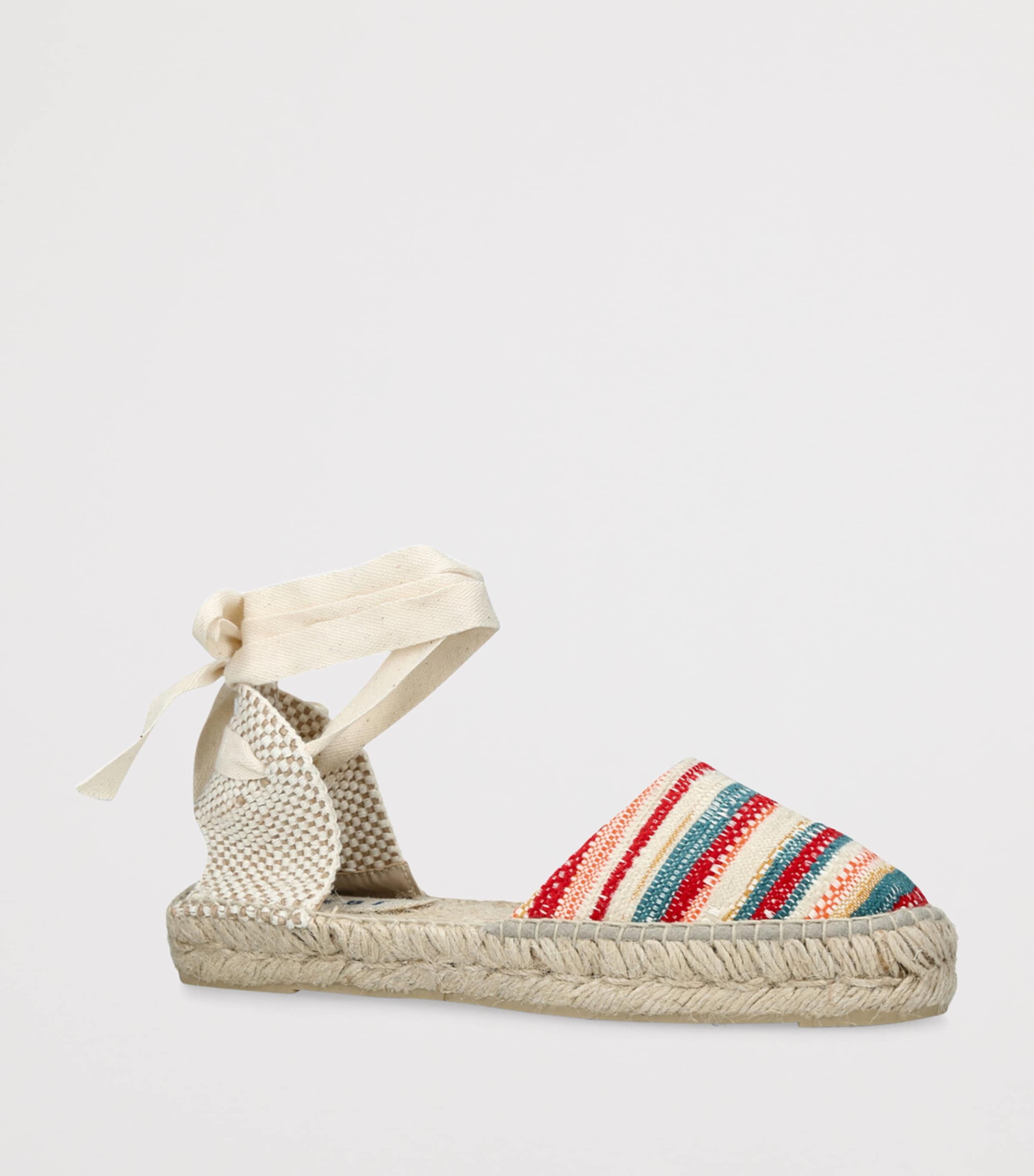 Manebi Cotton Stripe Hamptons Espadrilles Mult/other Image 3