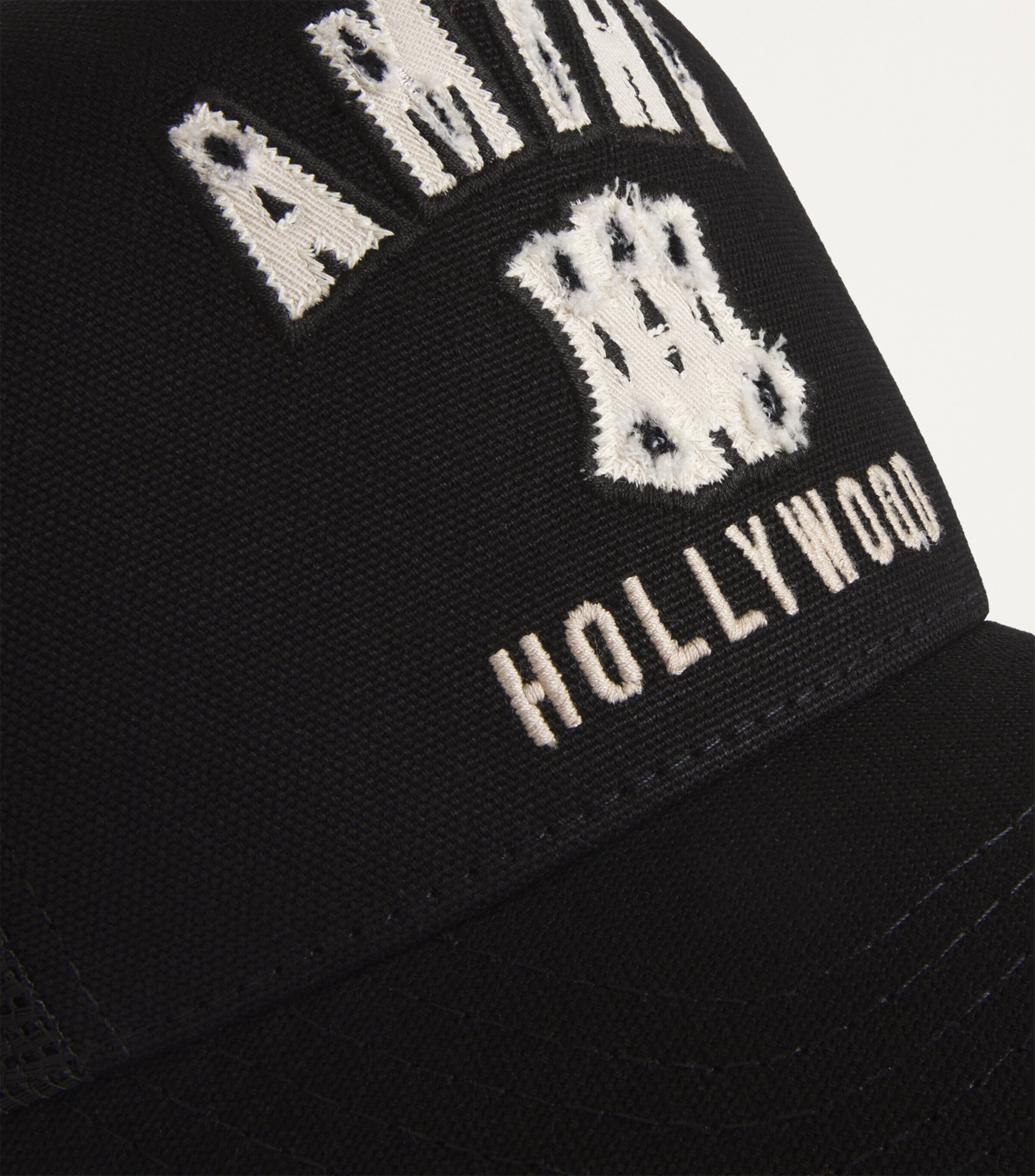 AMIRI Distressed MA Hollywood Baseball Cap Black Image 4