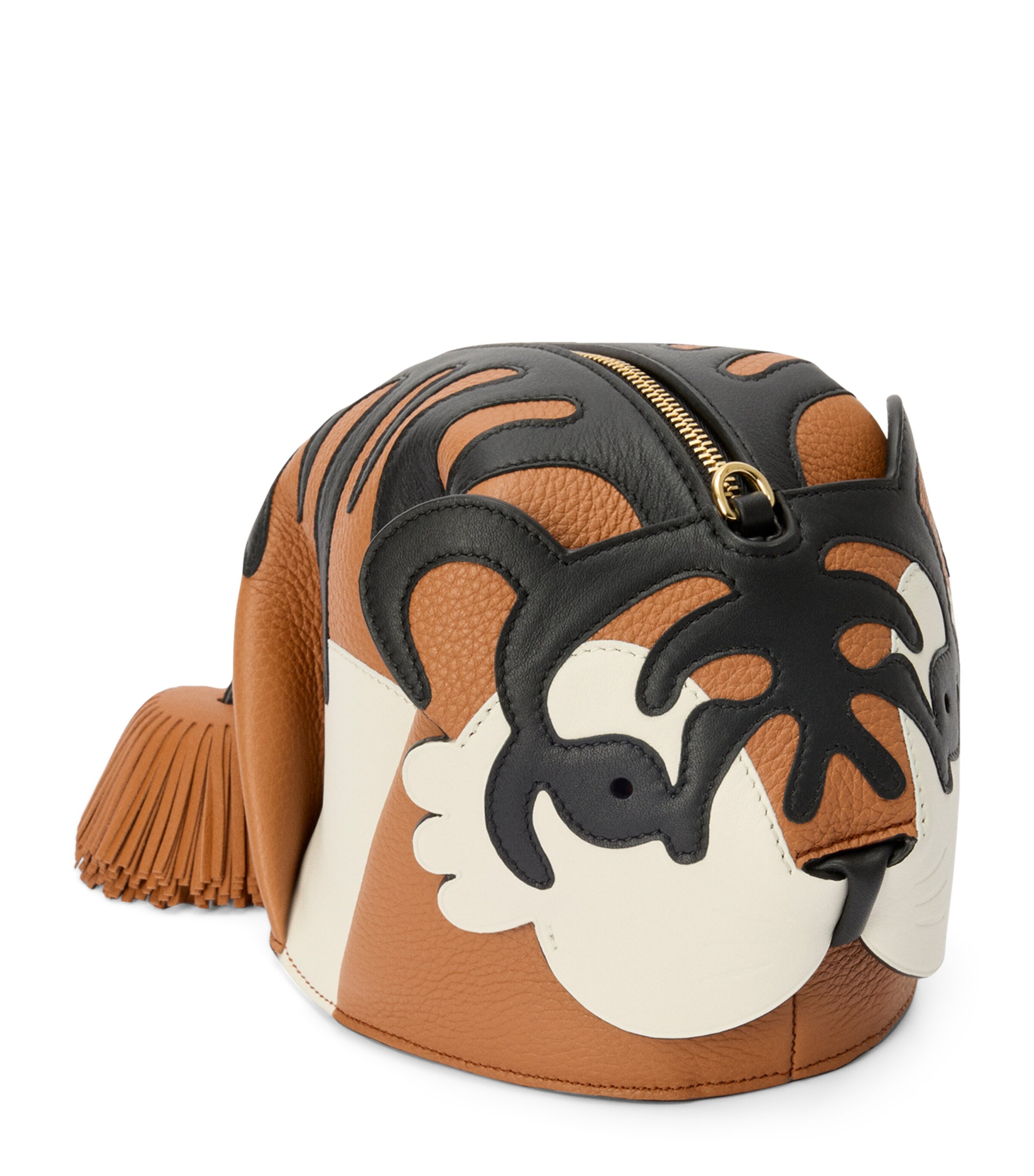 LOEWE Brown x Paula's Ibiza Calfskin Tiger Cross-Body Bag | Harrods HK