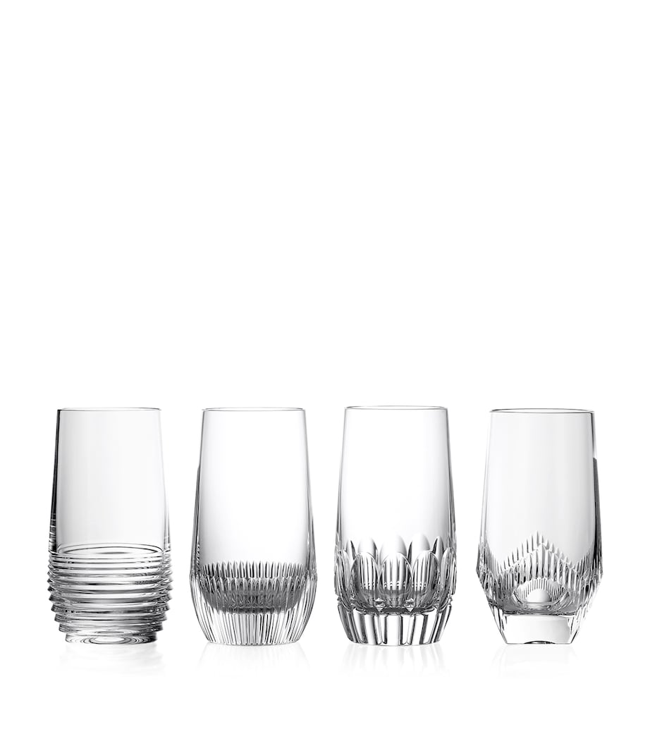 Set of 4 Mixology Circon Hiball Glasses (430ml) CLEAR Image 1