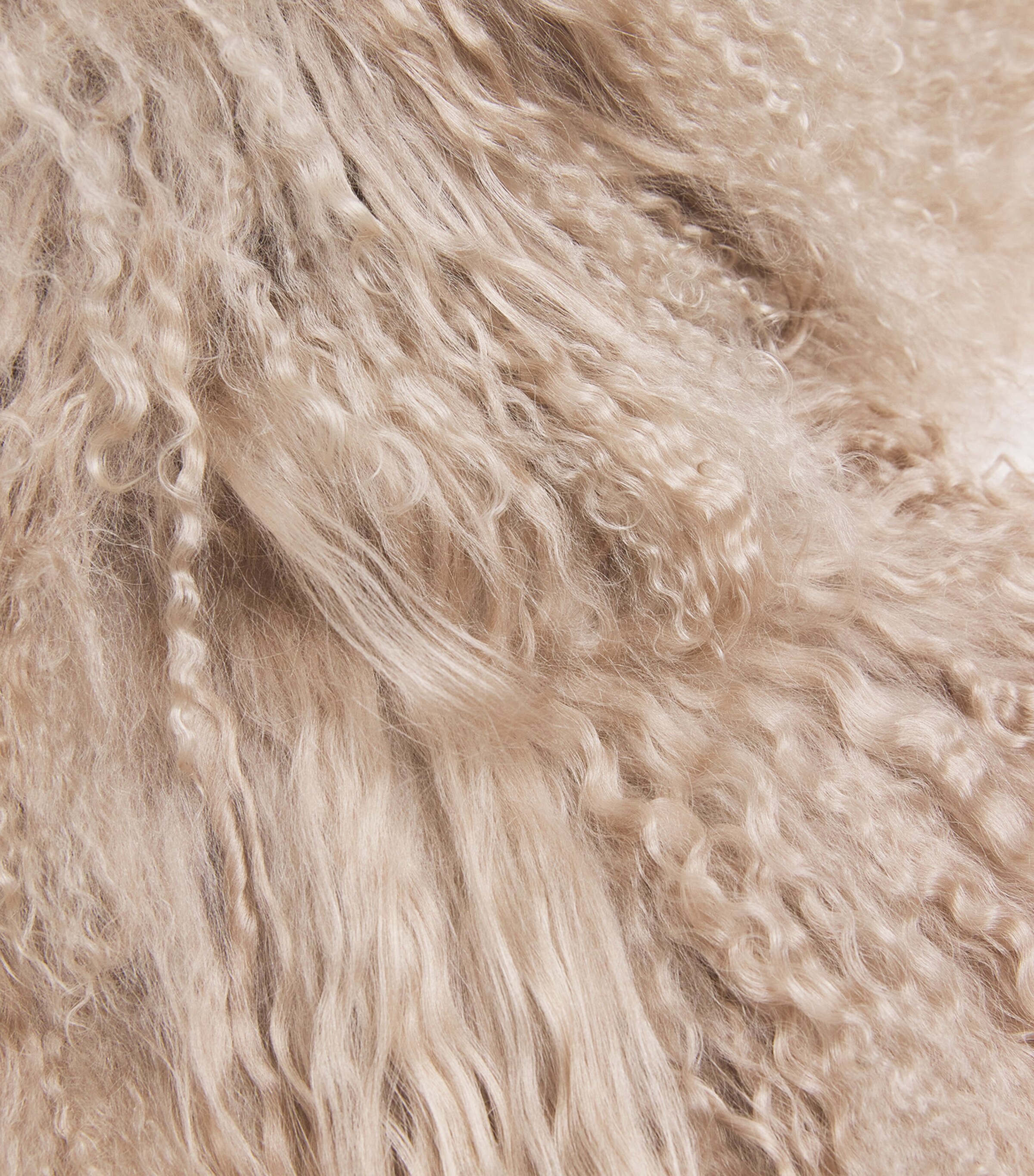 Yves Salomon Beige Lamb Fur Scarf | Harrods QA