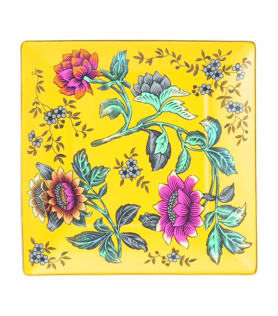 Wedgwood Wonderlust Yellow Tonquin Tray (14.5cm x 14.5cm) Image 1