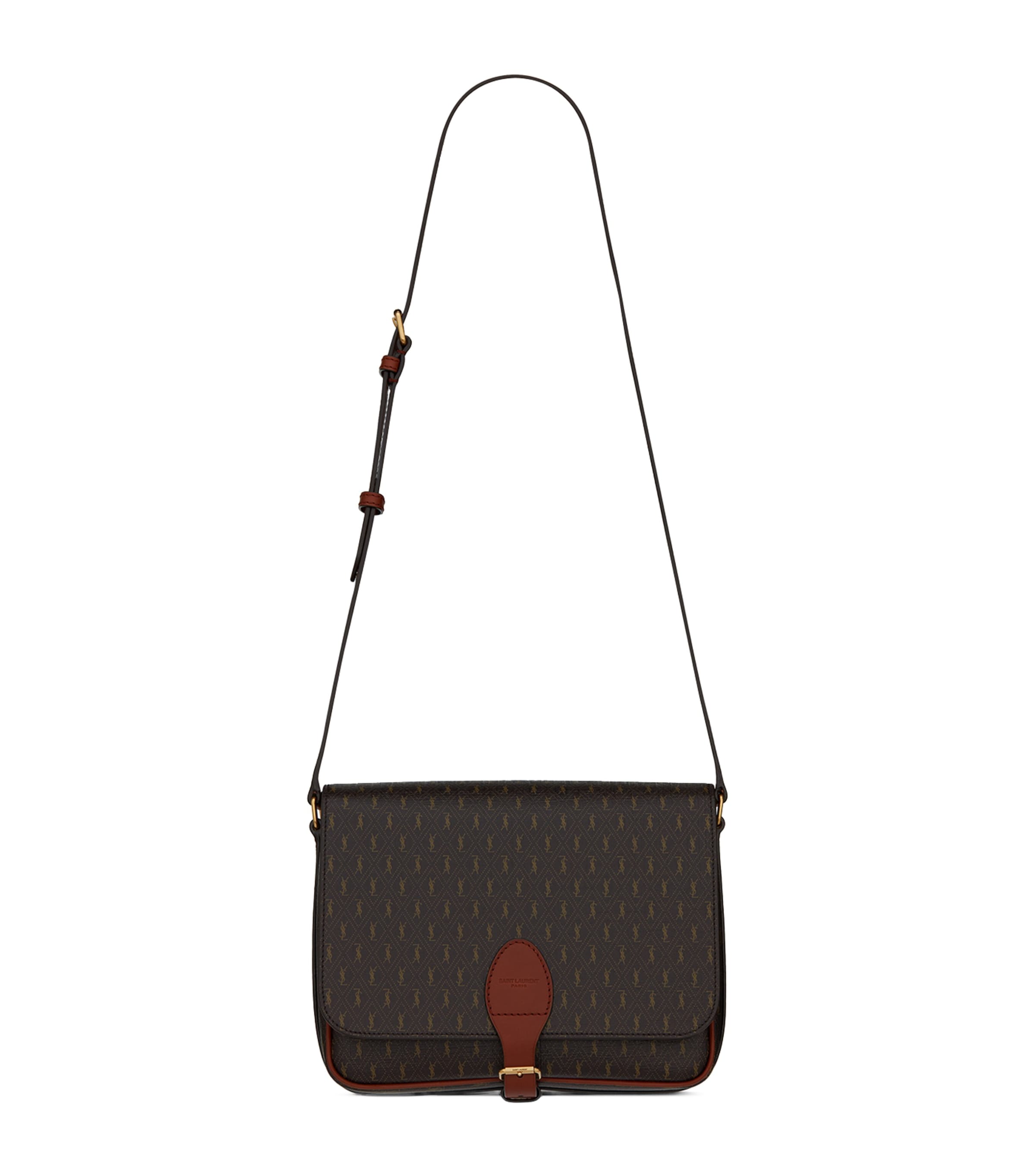 Saint Laurent Le Monogramme Cross-body Bag In Brown