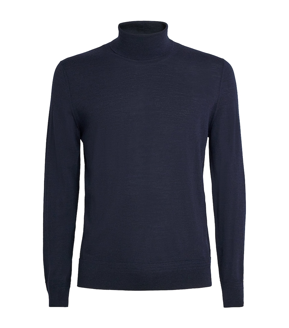 Wool Rollneck Sweatshirt NAVY 170 Image 1