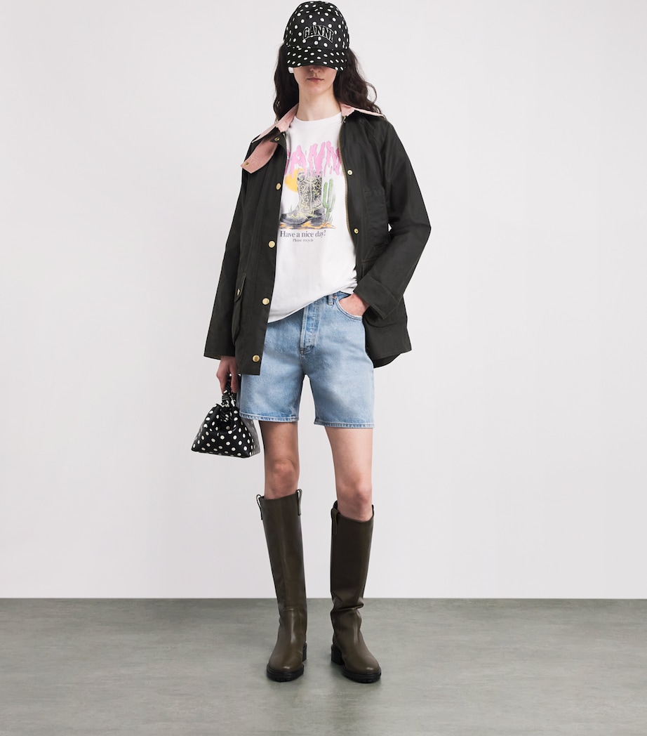 Embroidered Logo Baseball Cap 099 BLACK Image 4