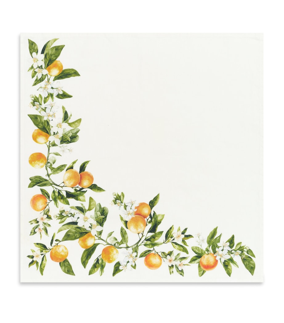 Linen L'Orangerie Napkin (50cm x 50cm) ORANGE Image 1