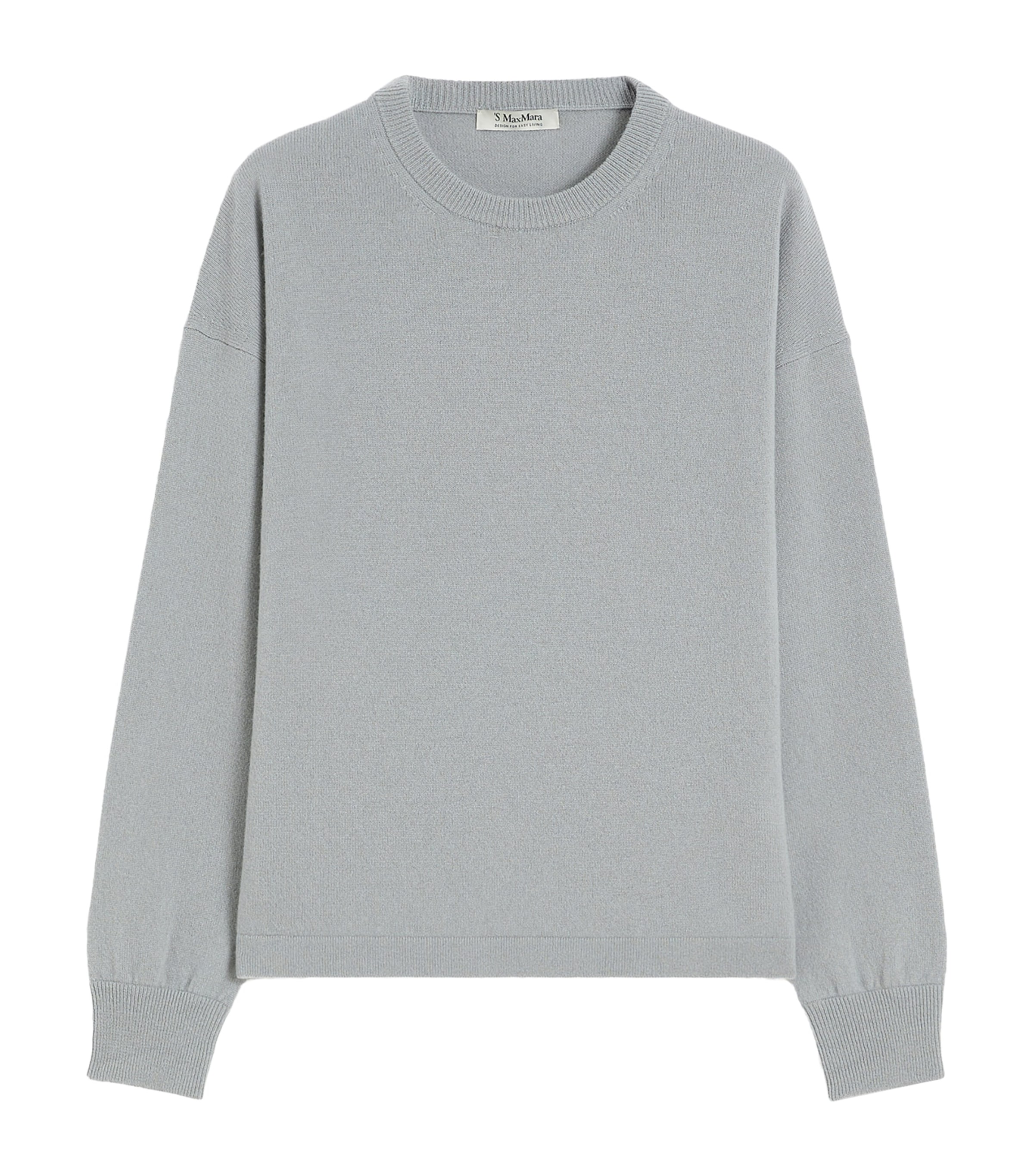 Wool-Cashmere Crew-Neck Sweater LIGHT BLUE Image 1
