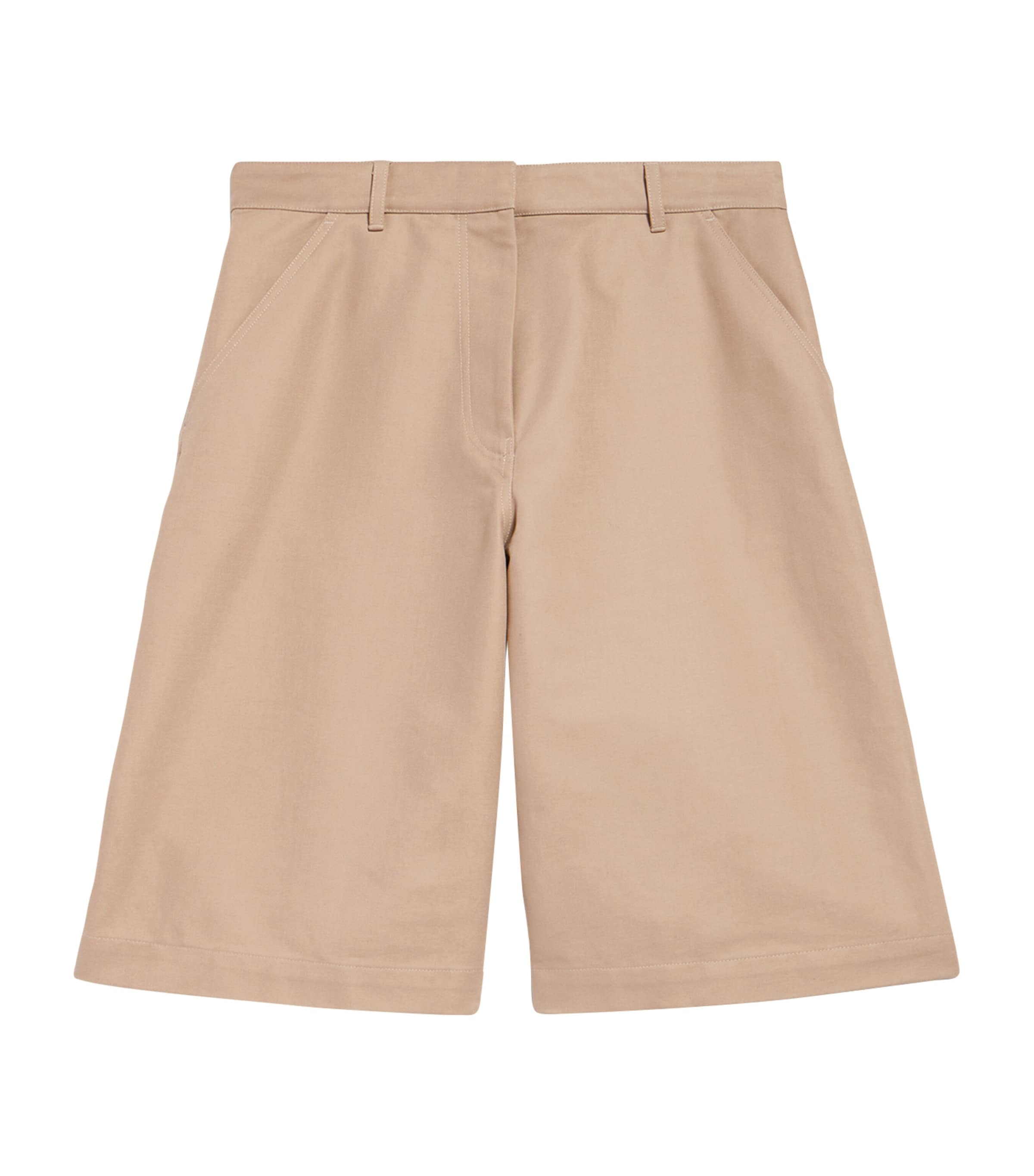 Balenciaga Womens Cotton Tailored Shorts Image 1