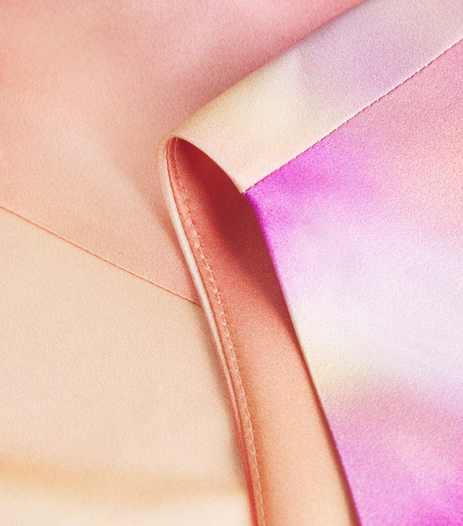 Roksanda Womens Satin Kiara Blouse Wisteria / Pina Image 5