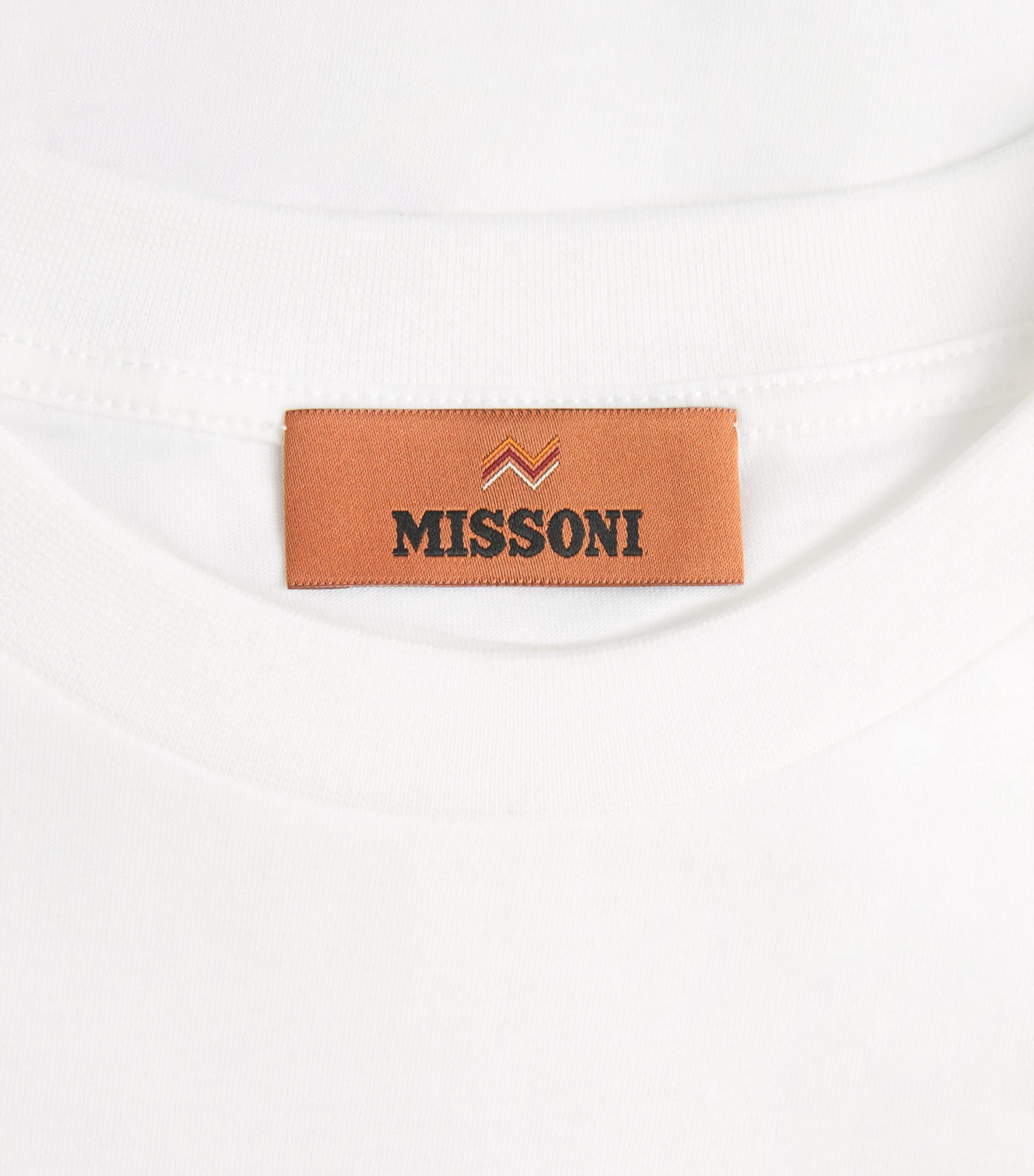 Missoni Womens Cotton Printed T-Shirt Prnt On Wt Bse Image 6