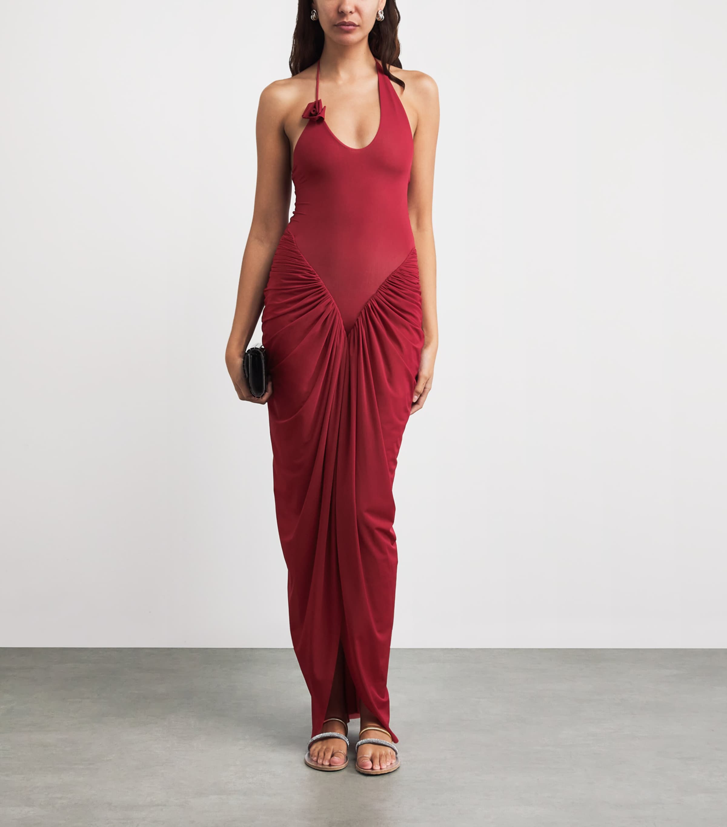 Maygel Coronel Womens Vestalia Maxi Dress Merlot Image 2