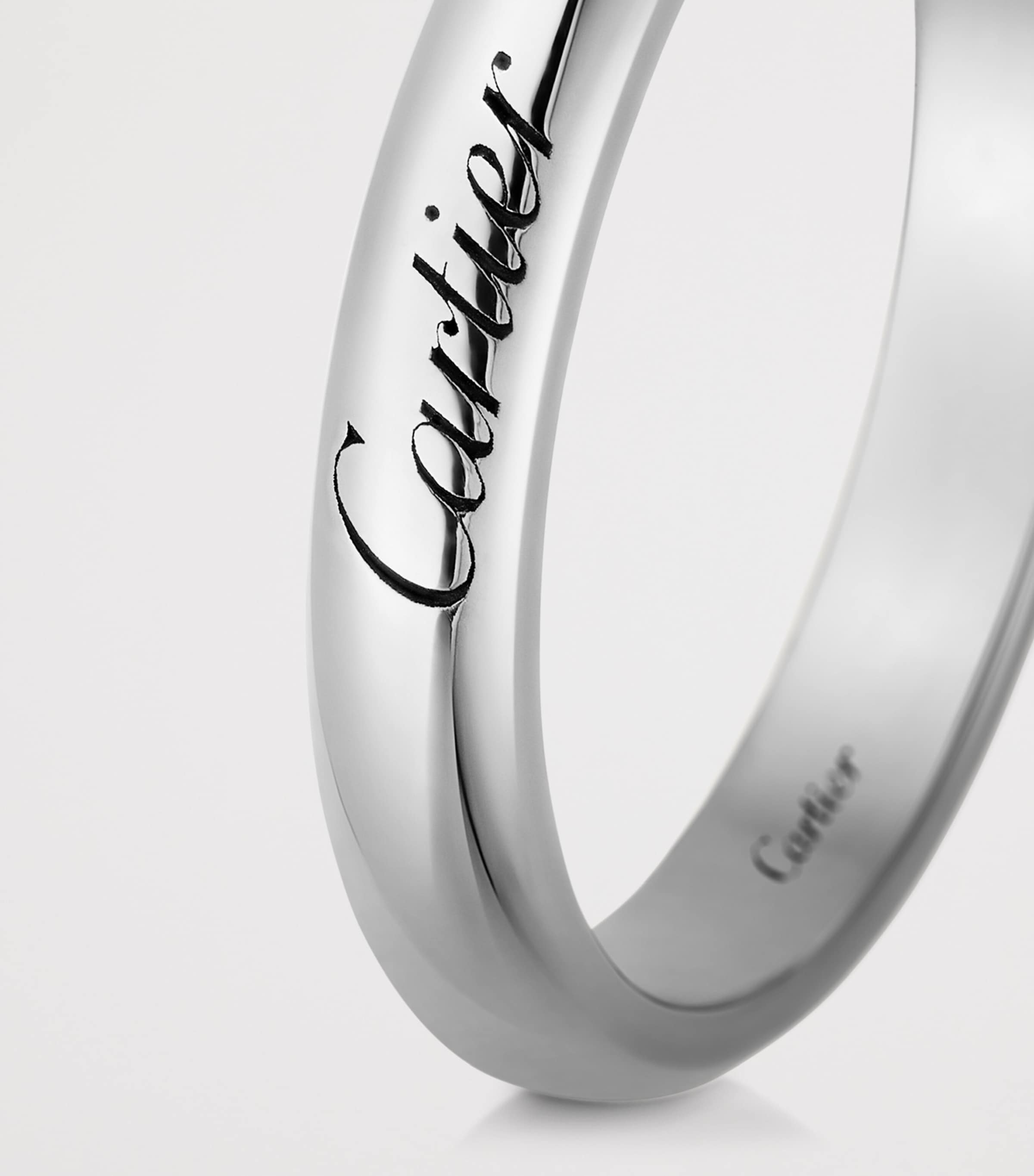 Cartier Platinum C de Cartier Wedding Band (3mm) Platinum Image 5