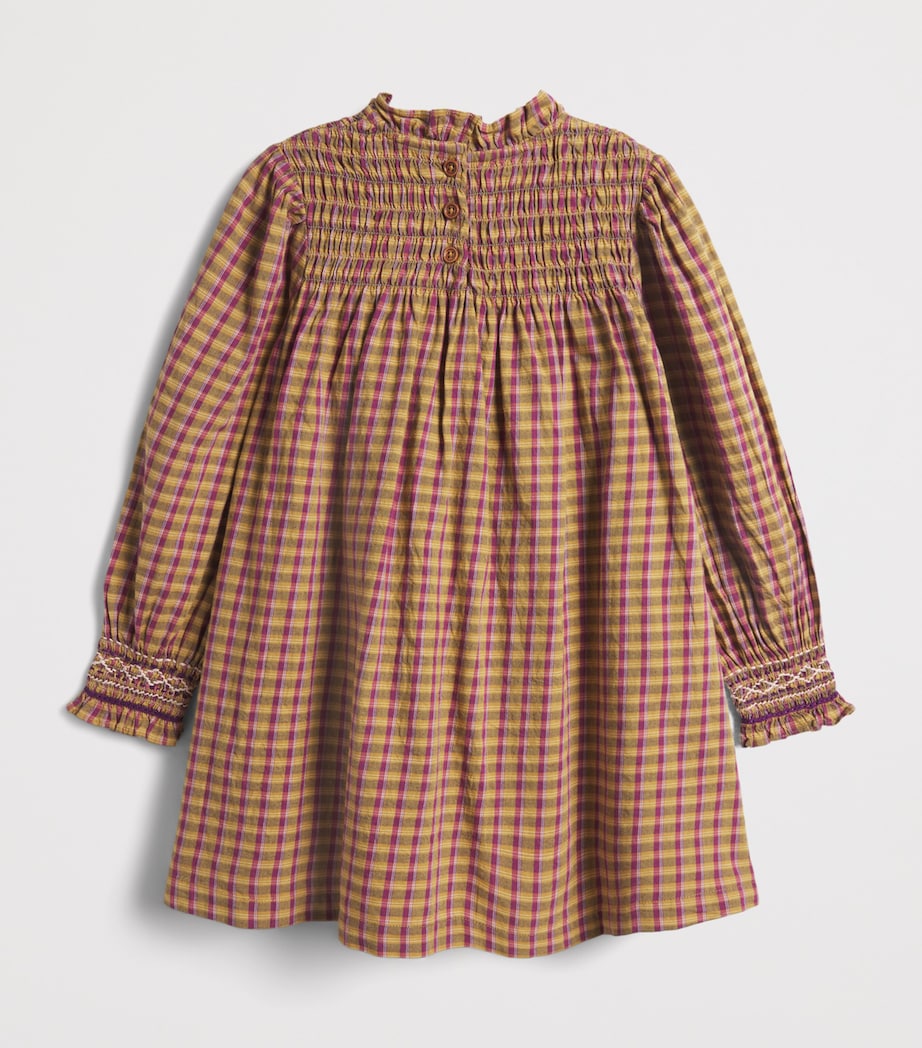 Bonton Cotton Embroidered Dress (2-14 Years) Carrx Swing Lndn Image 2