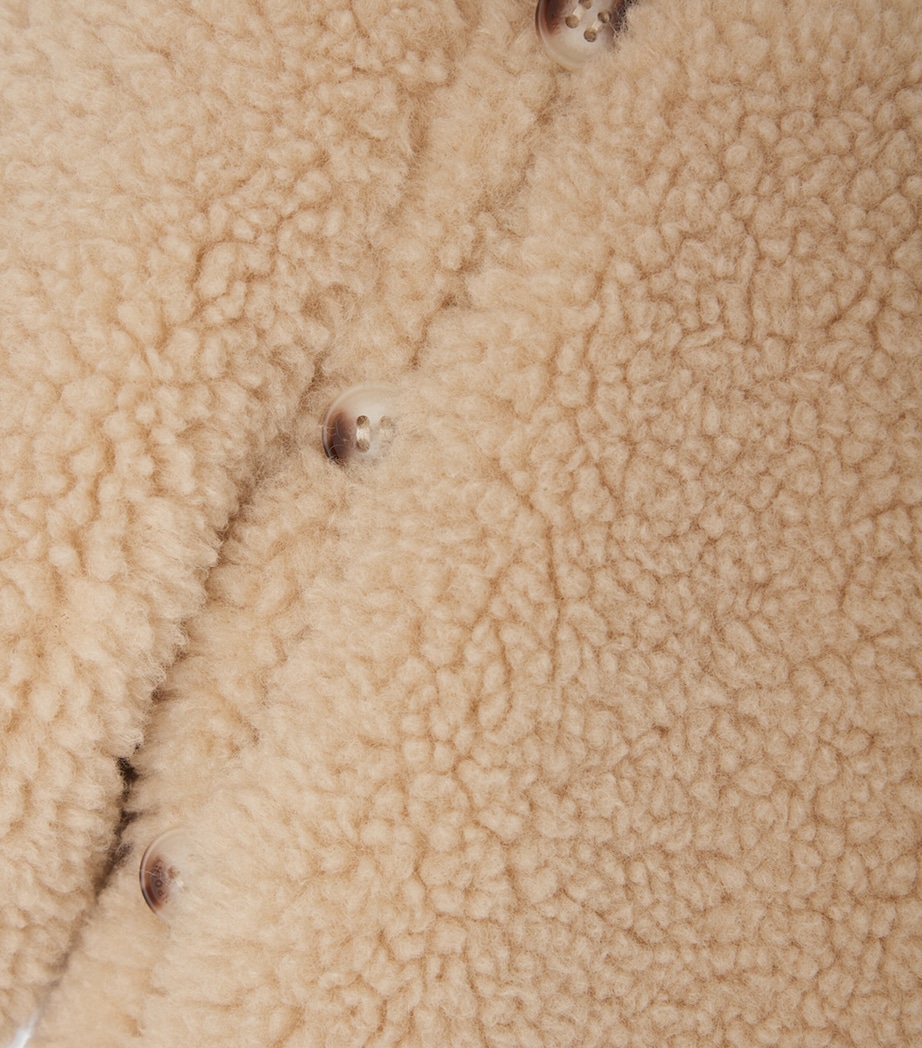 Faux Shearling Hooded Jacket (6-18 Months) NOISETTE Image 3