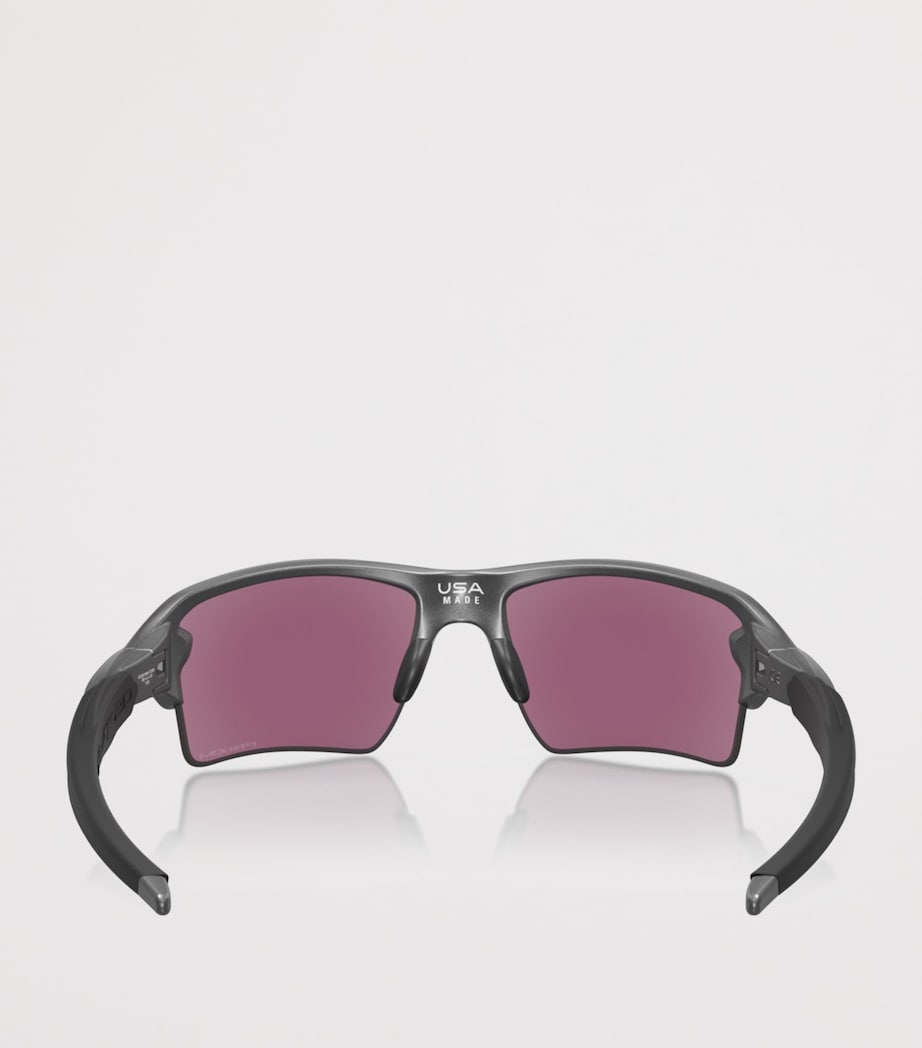 Oakley Flak 2.0 XL Rectangle Sunglasses Grey Image 4