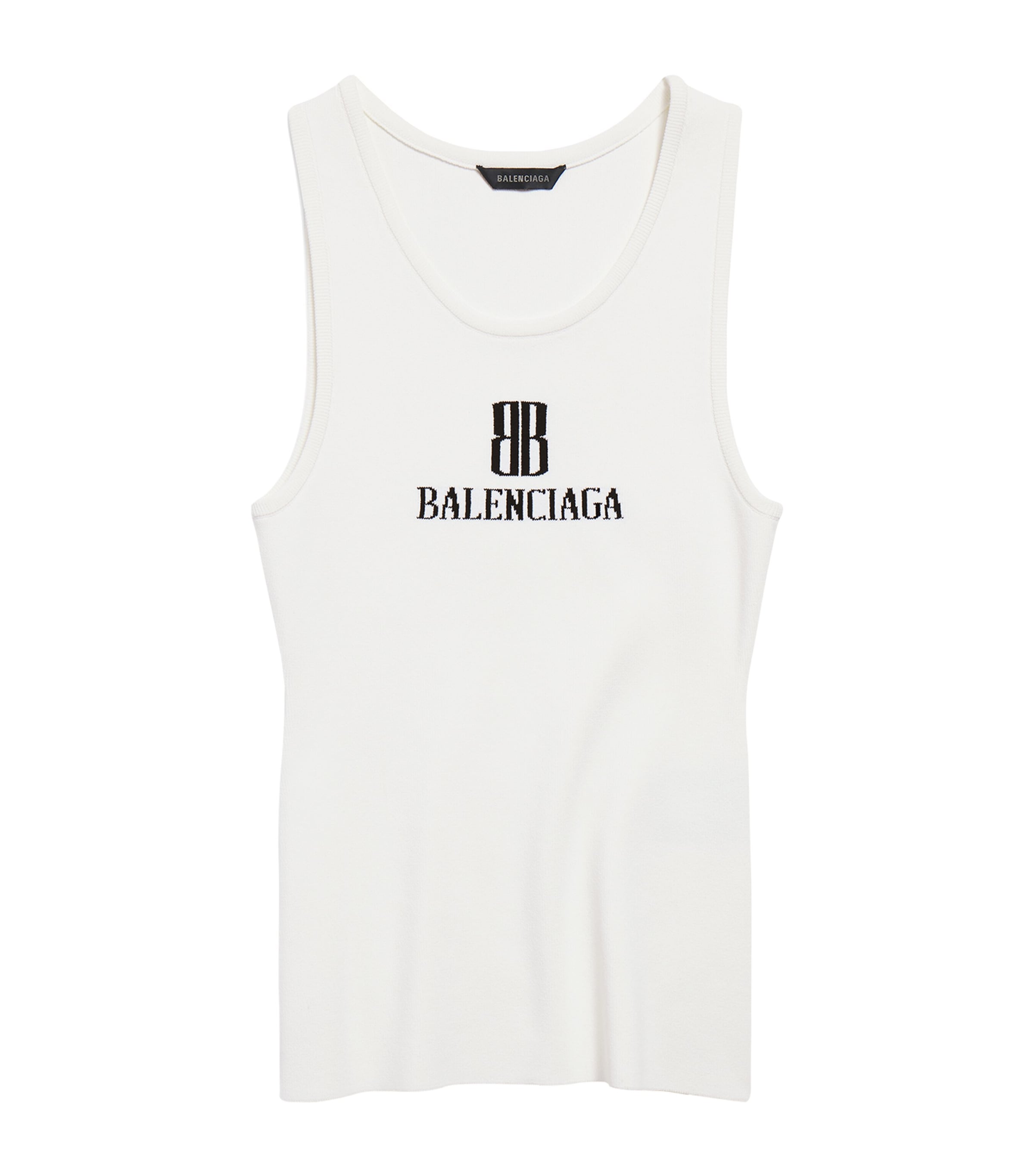 Balenciaga Nano Bb Tank Top Clothing In White