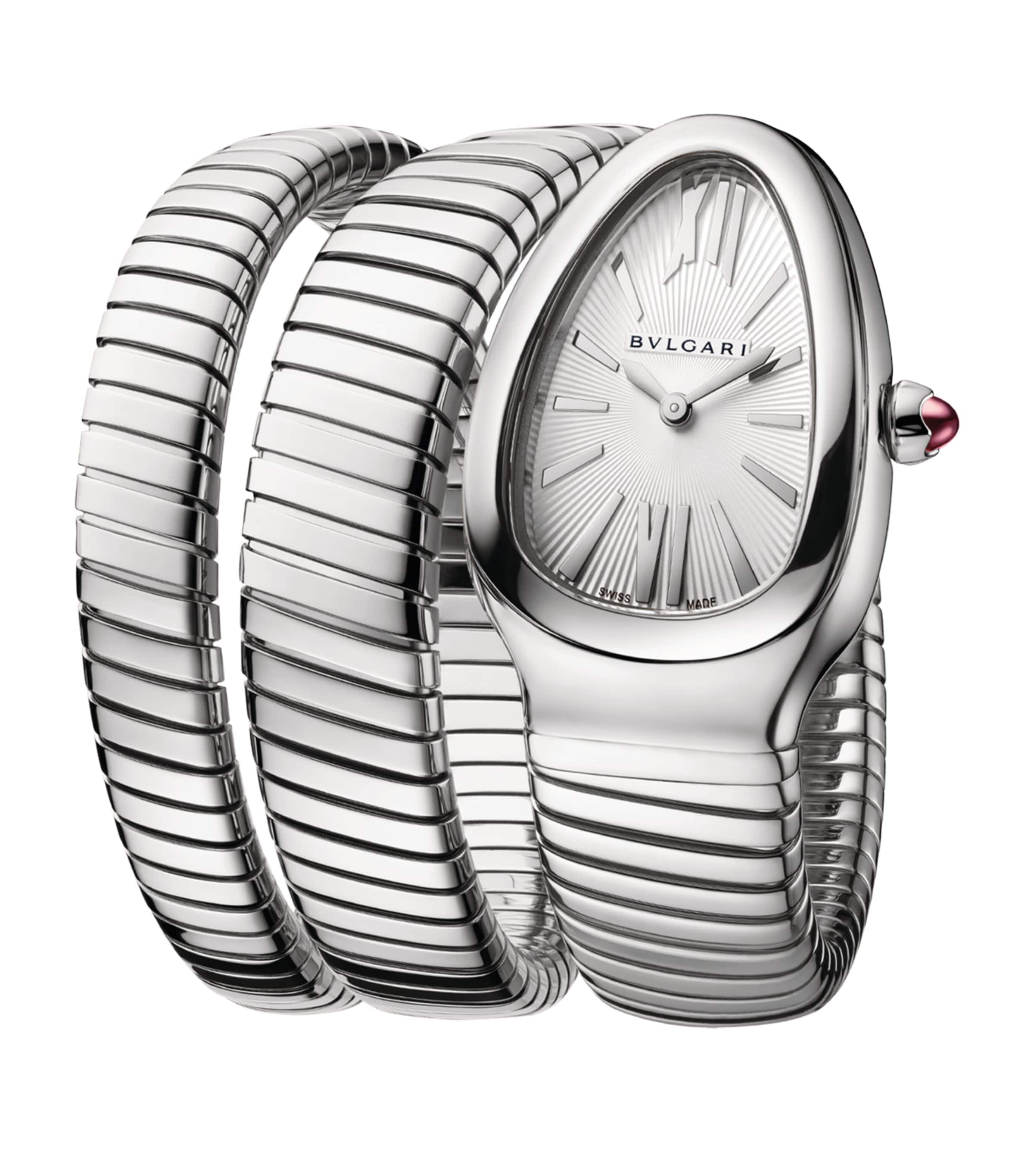 Bvlgari Stainless Steel Serpenti Tubogas Watch 35mm Grey Image 3